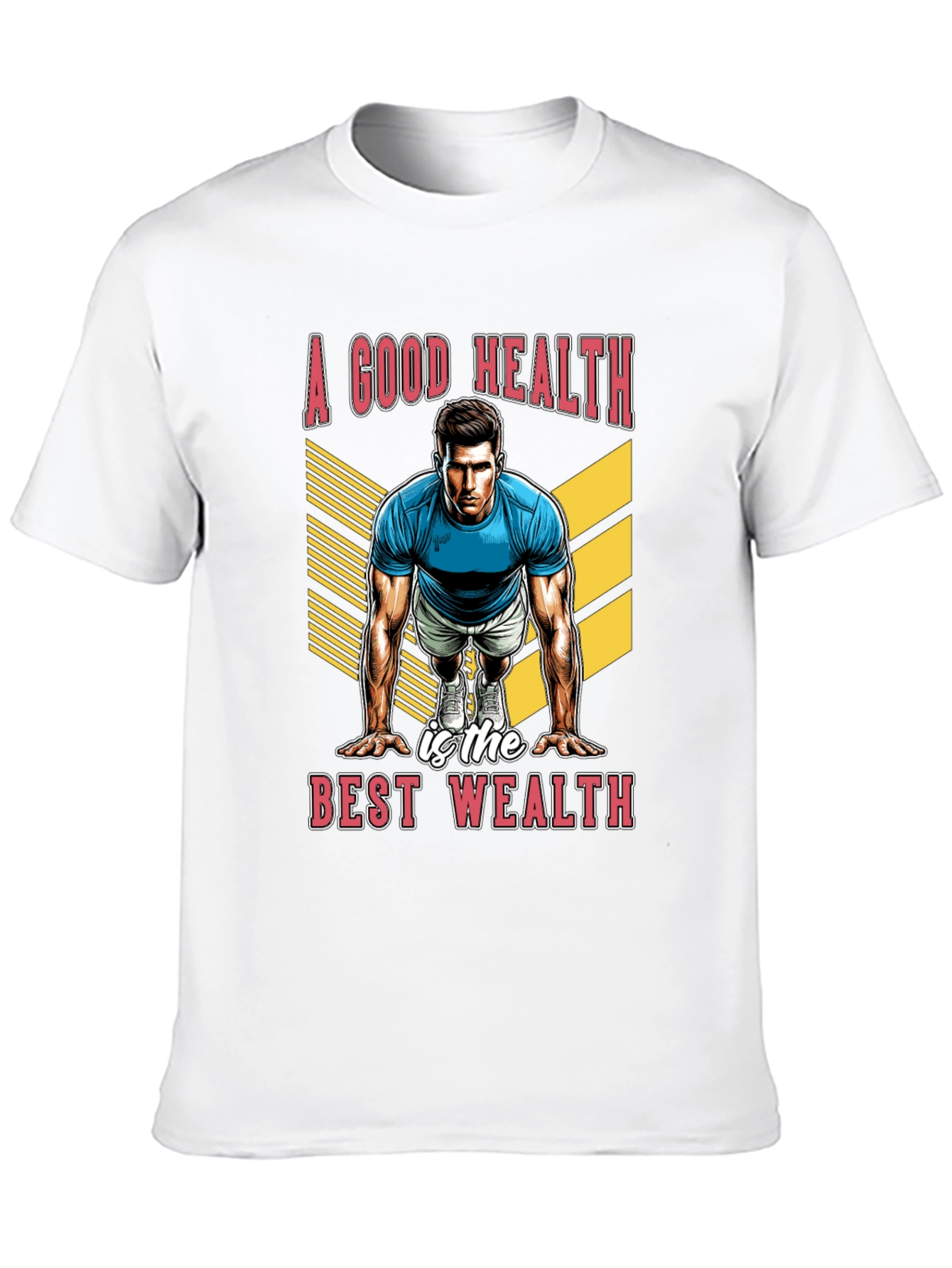Good Health Best Wealth Black T-Shirt
