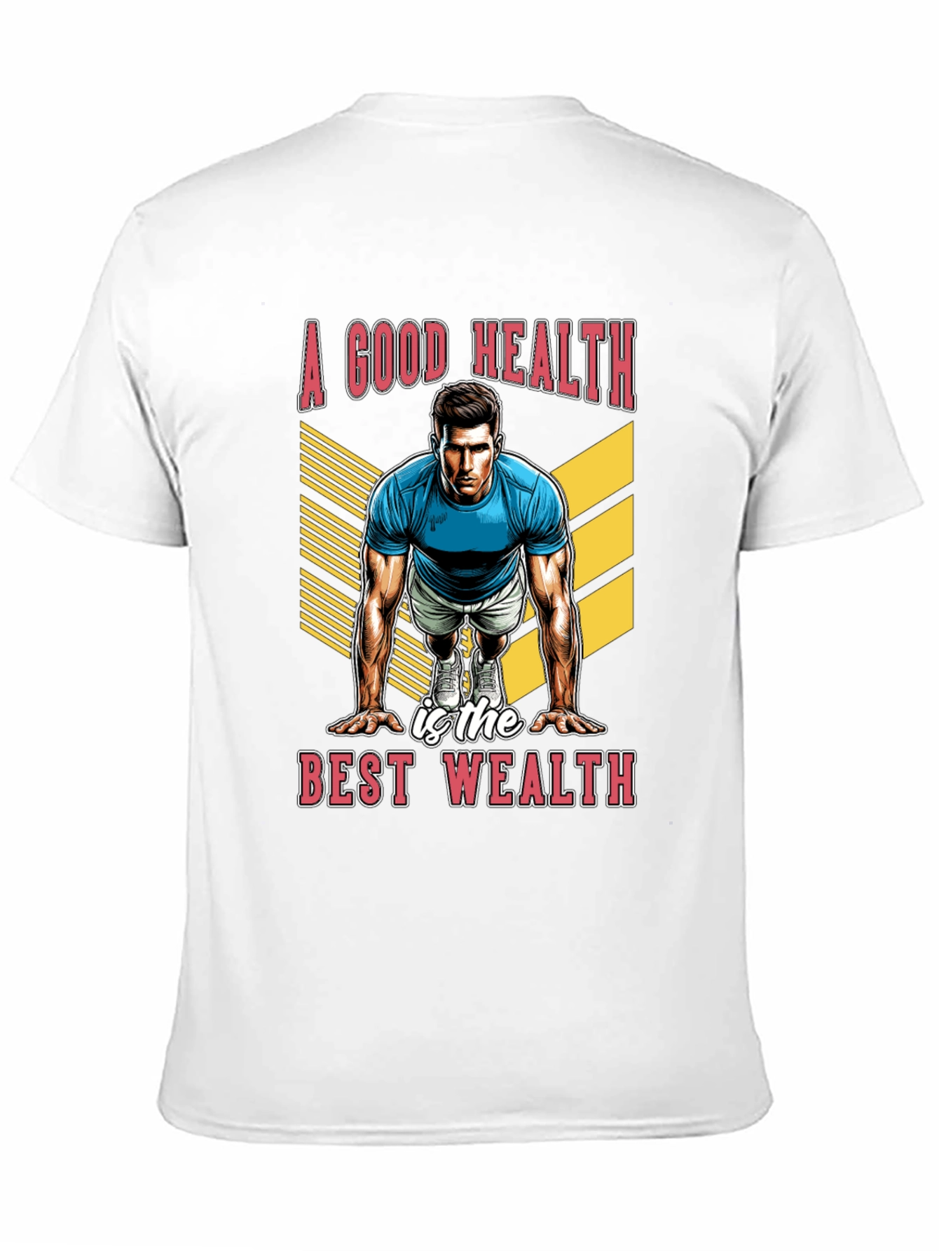 Good Health Best Wealth Black T-Shirt