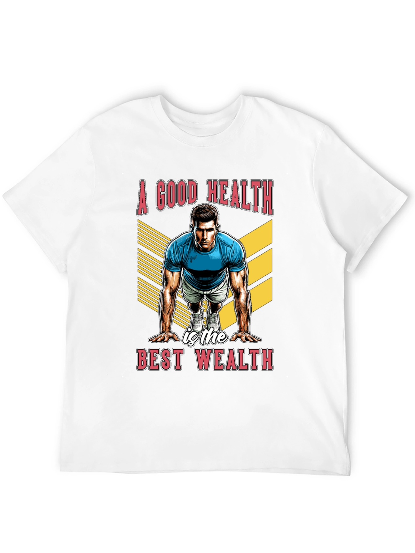 Good Health Best Wealth Black T-Shirt