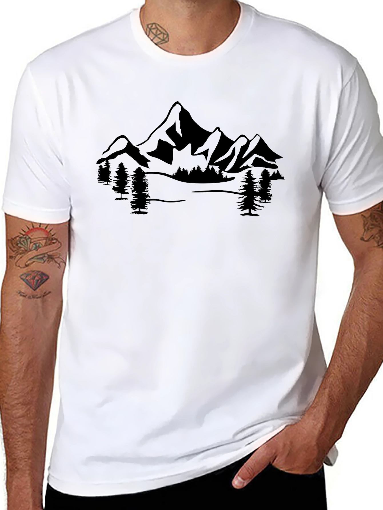 Mountains Graphic T-Shirt - Adventure Ready
