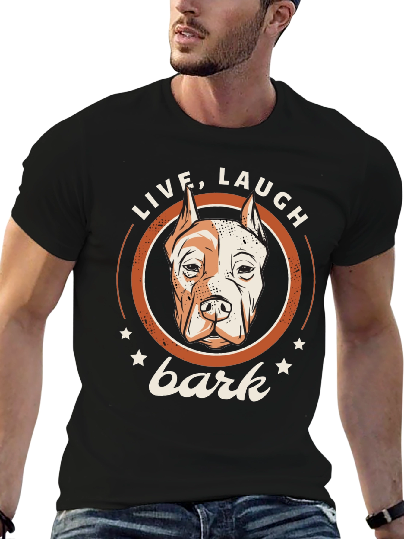 Live Laugh Bark Dog T-Shirt