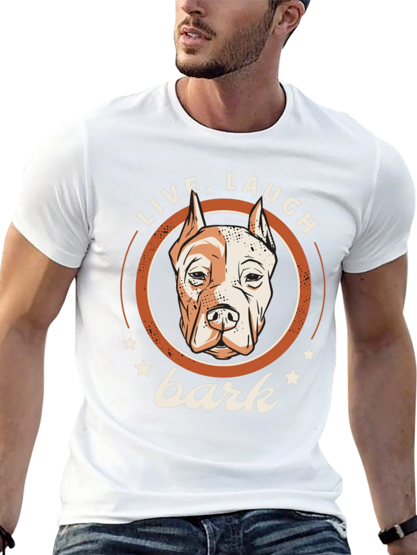 Live Laugh Bark Dog T-Shirt