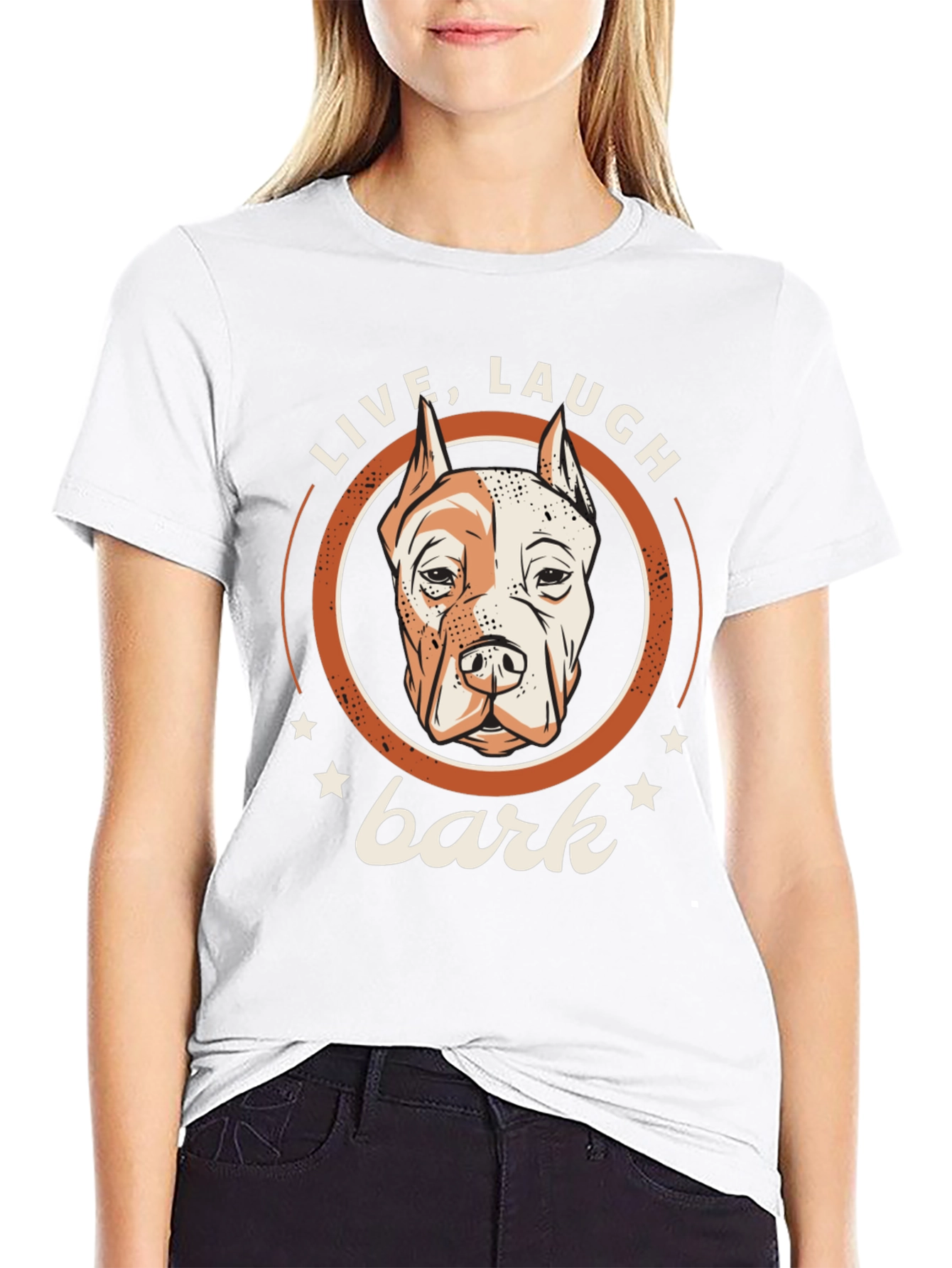 Live Laugh Bark Dog T-Shirt