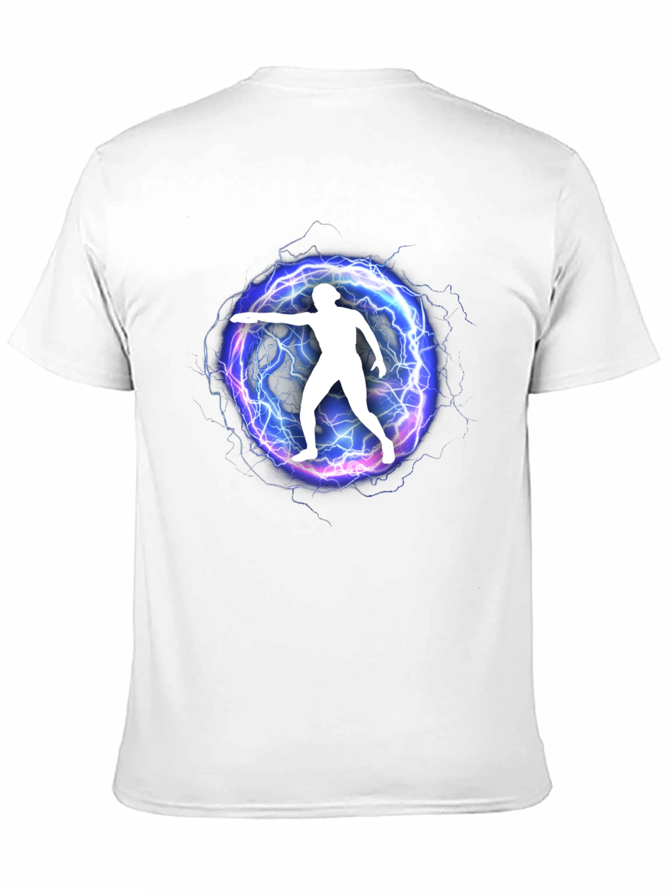 Electric Disc Thrower Graphic Tee - Black