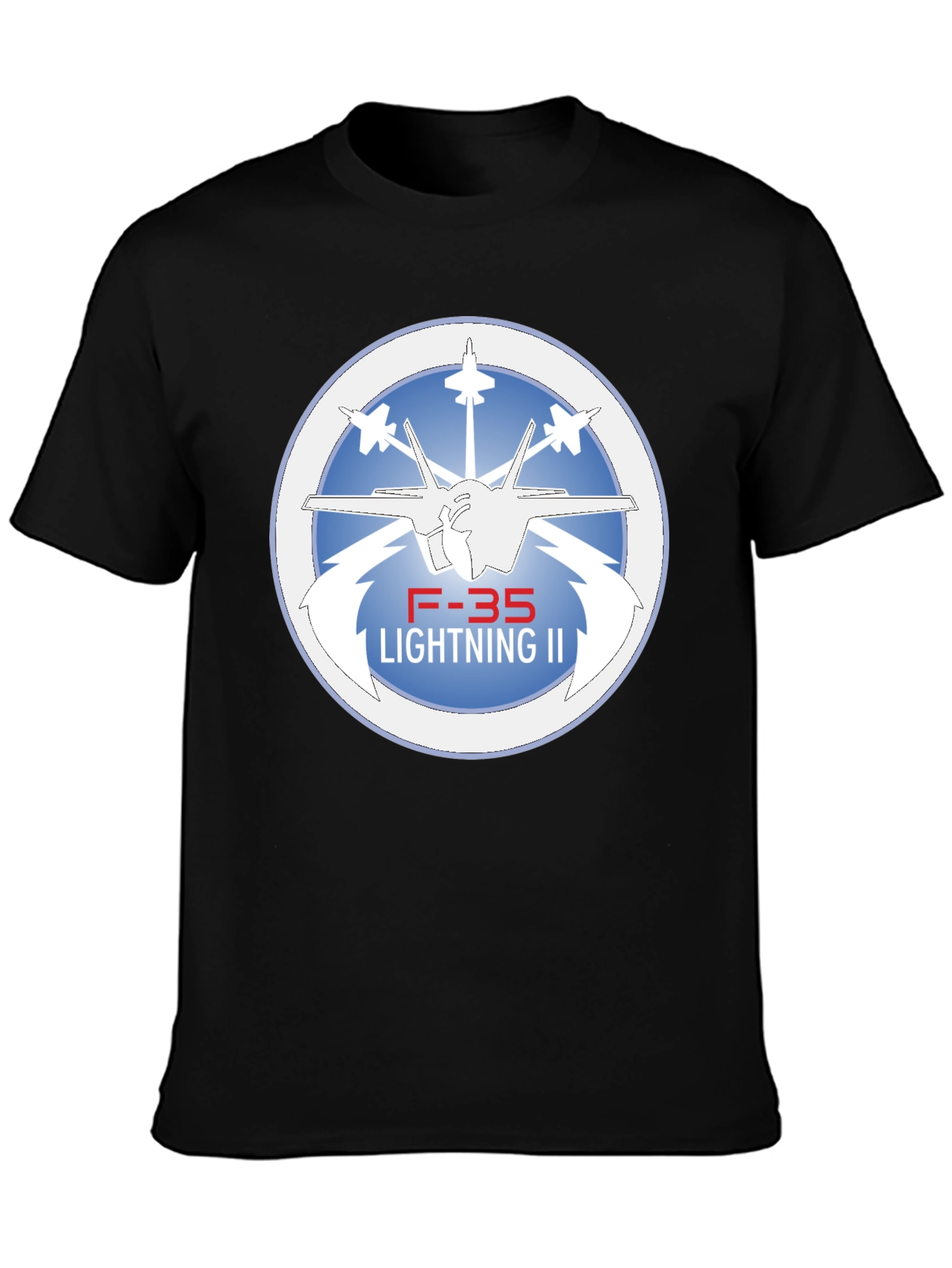 F-35 Lightning II Black T-Shirt