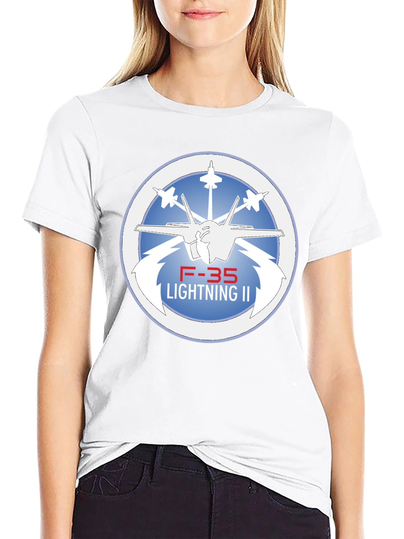 F-35 Lightning II Black T-Shirt