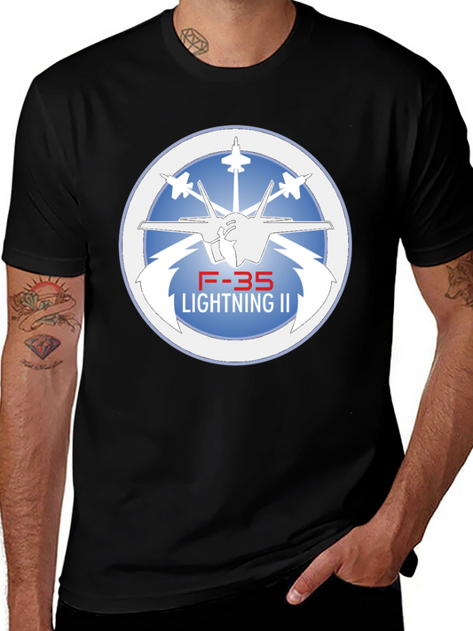 F-35 Lightning II Black T-Shirt