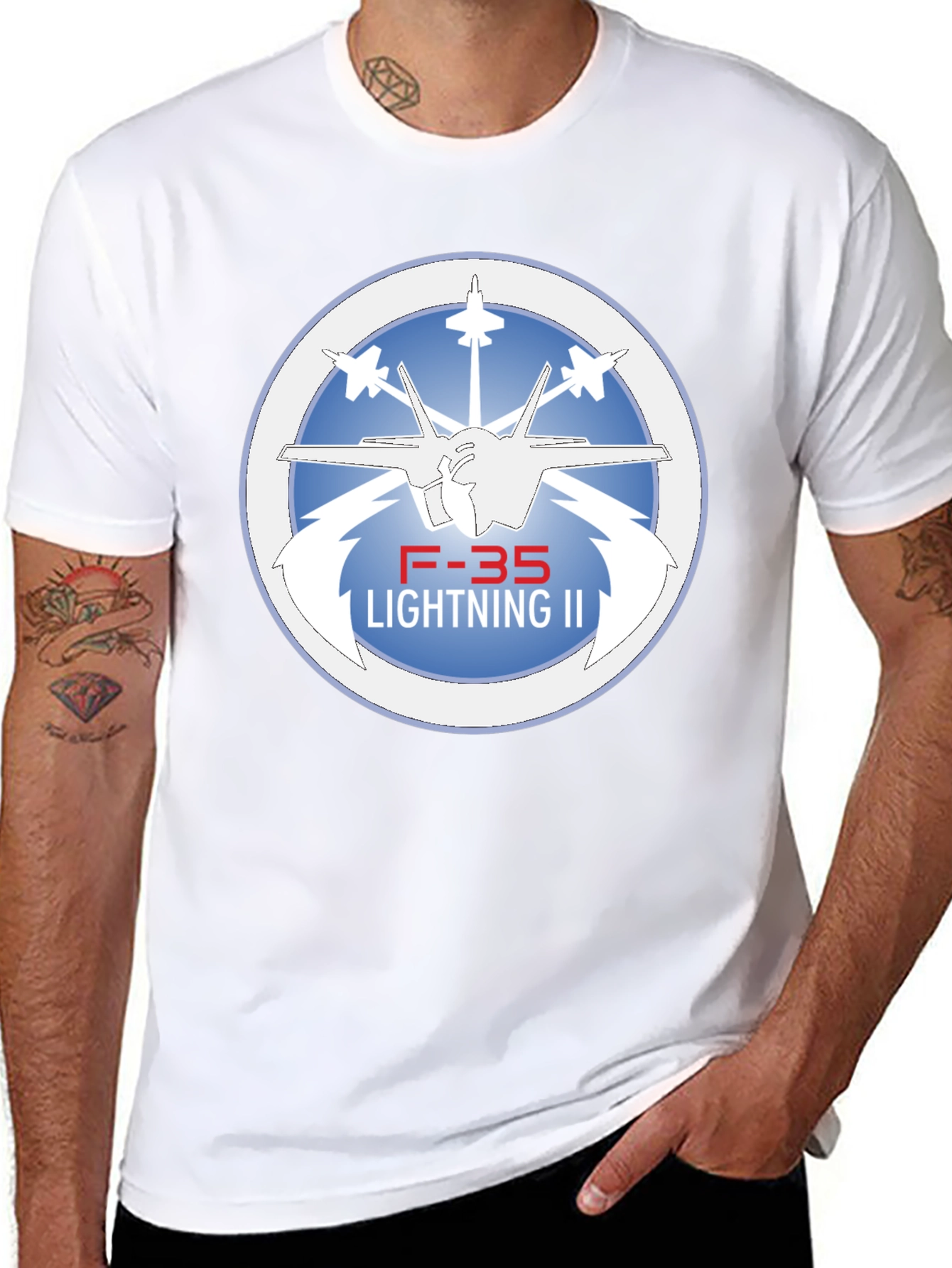 F-35 Lightning II Black T-Shirt