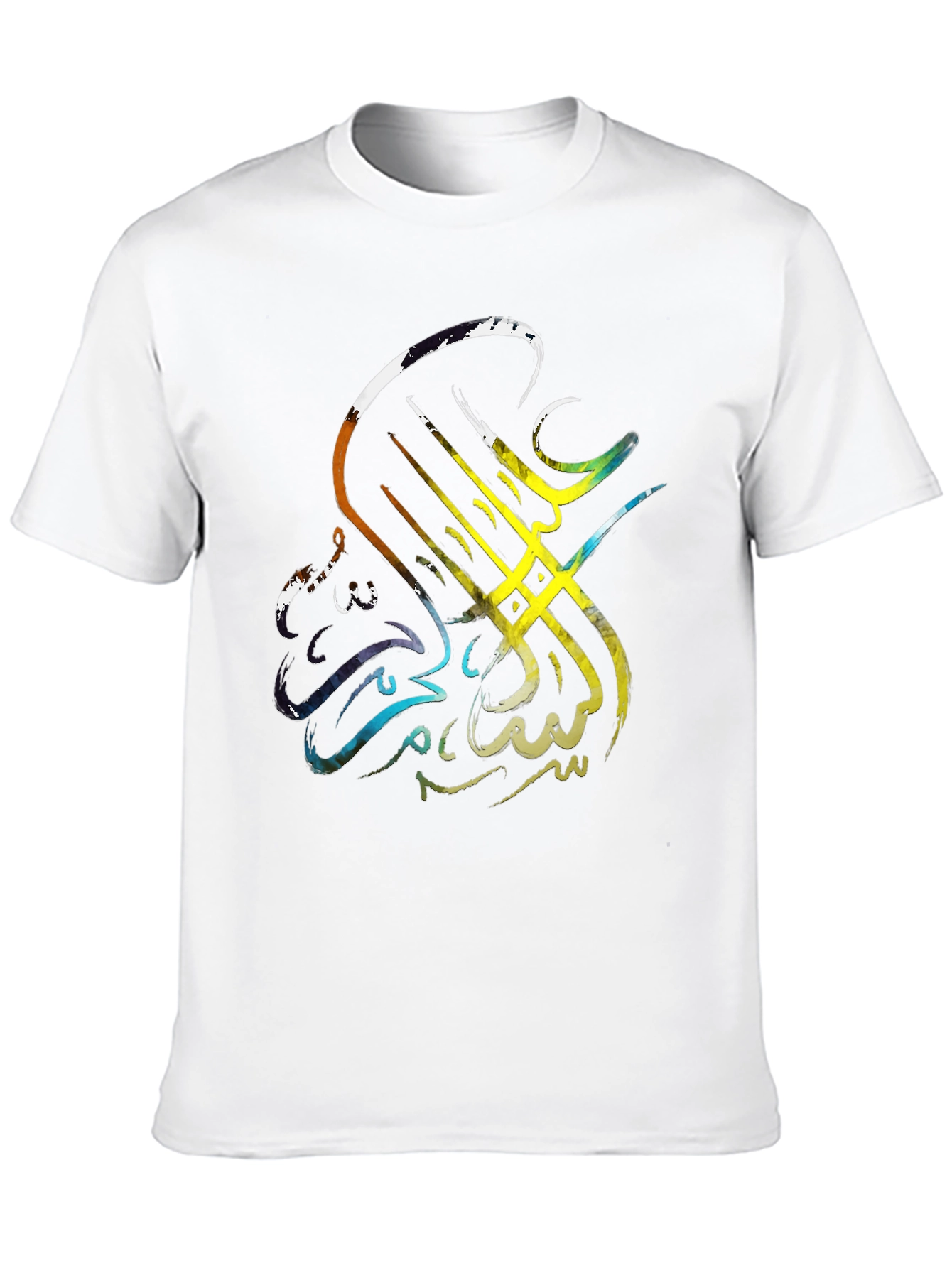 Arabic Calligraphy Mens Black Graphic Tee