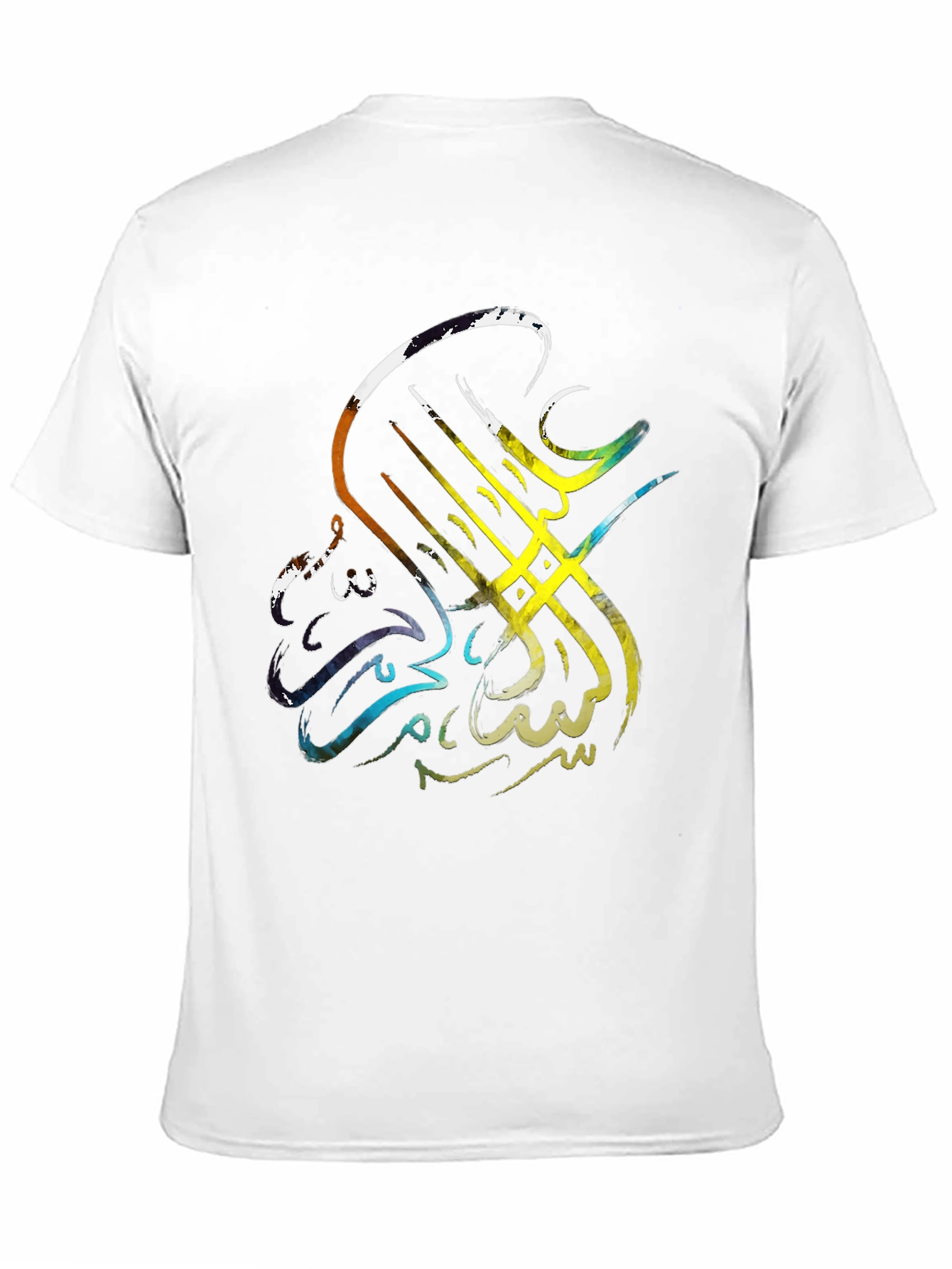 Arabic Calligraphy Mens Black Graphic Tee