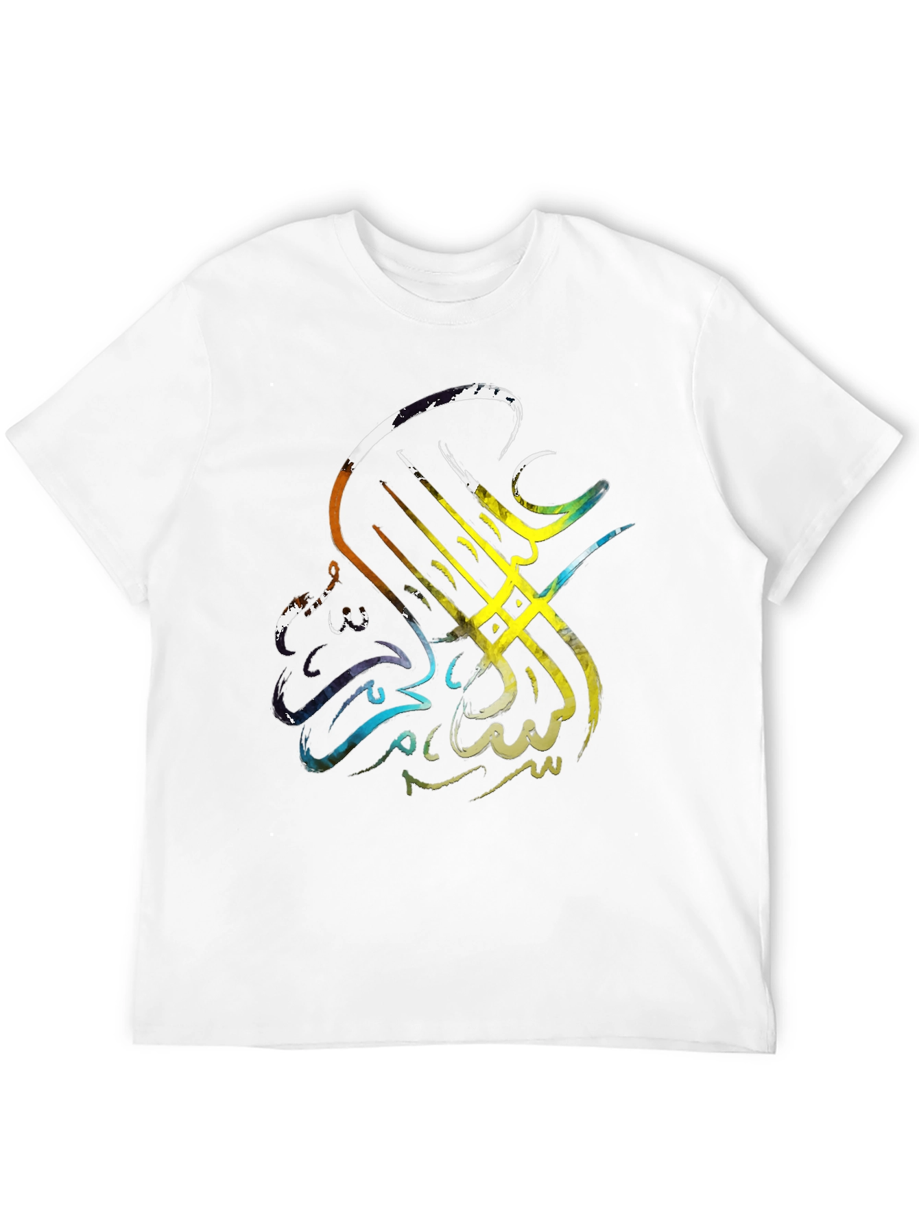 Arabic Calligraphy Mens Black Graphic Tee