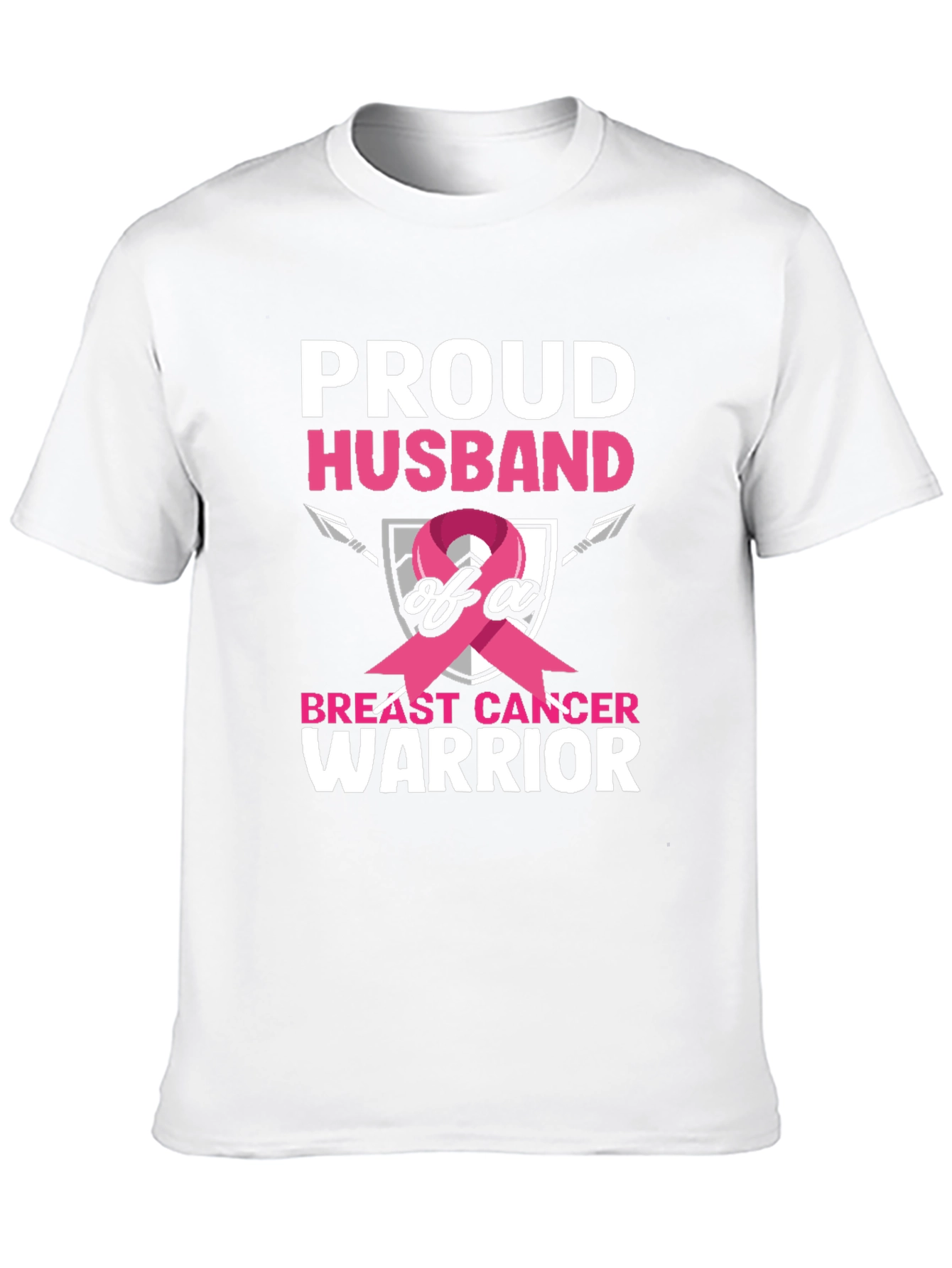 Proud Husband of a Breast Cancer Warrior T-Shirt