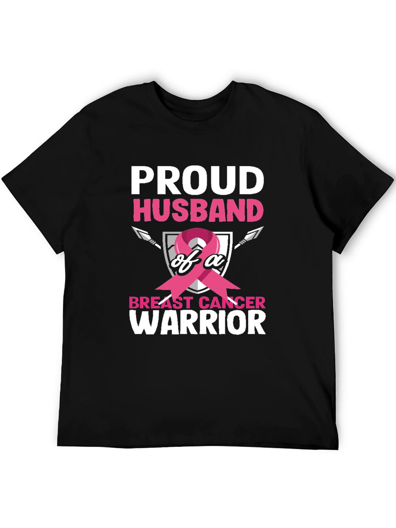 Proud Husband of a Breast Cancer Warrior T-Shirt