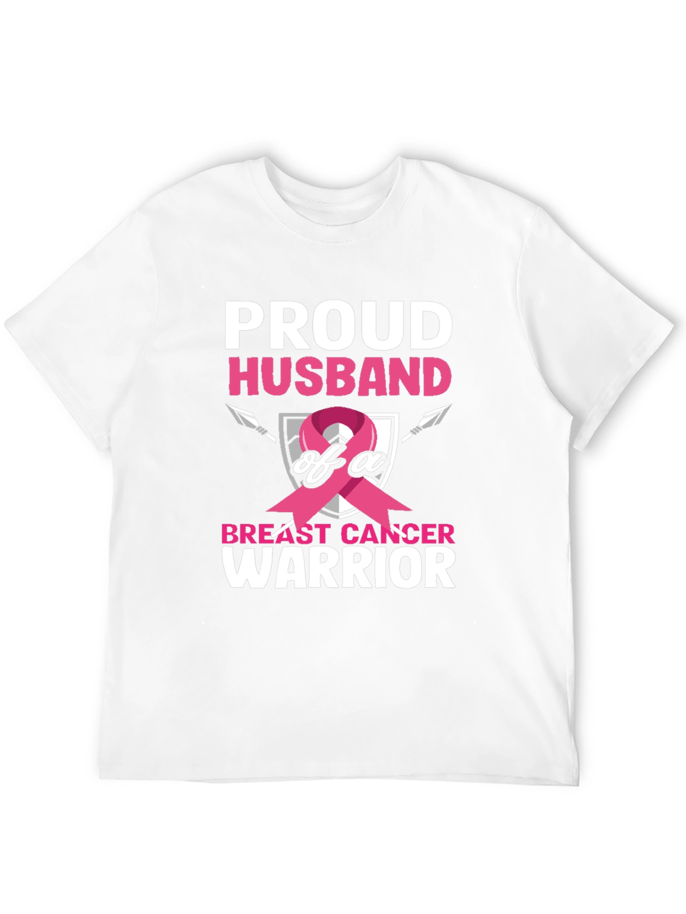 Proud Husband of a Breast Cancer Warrior T-Shirt