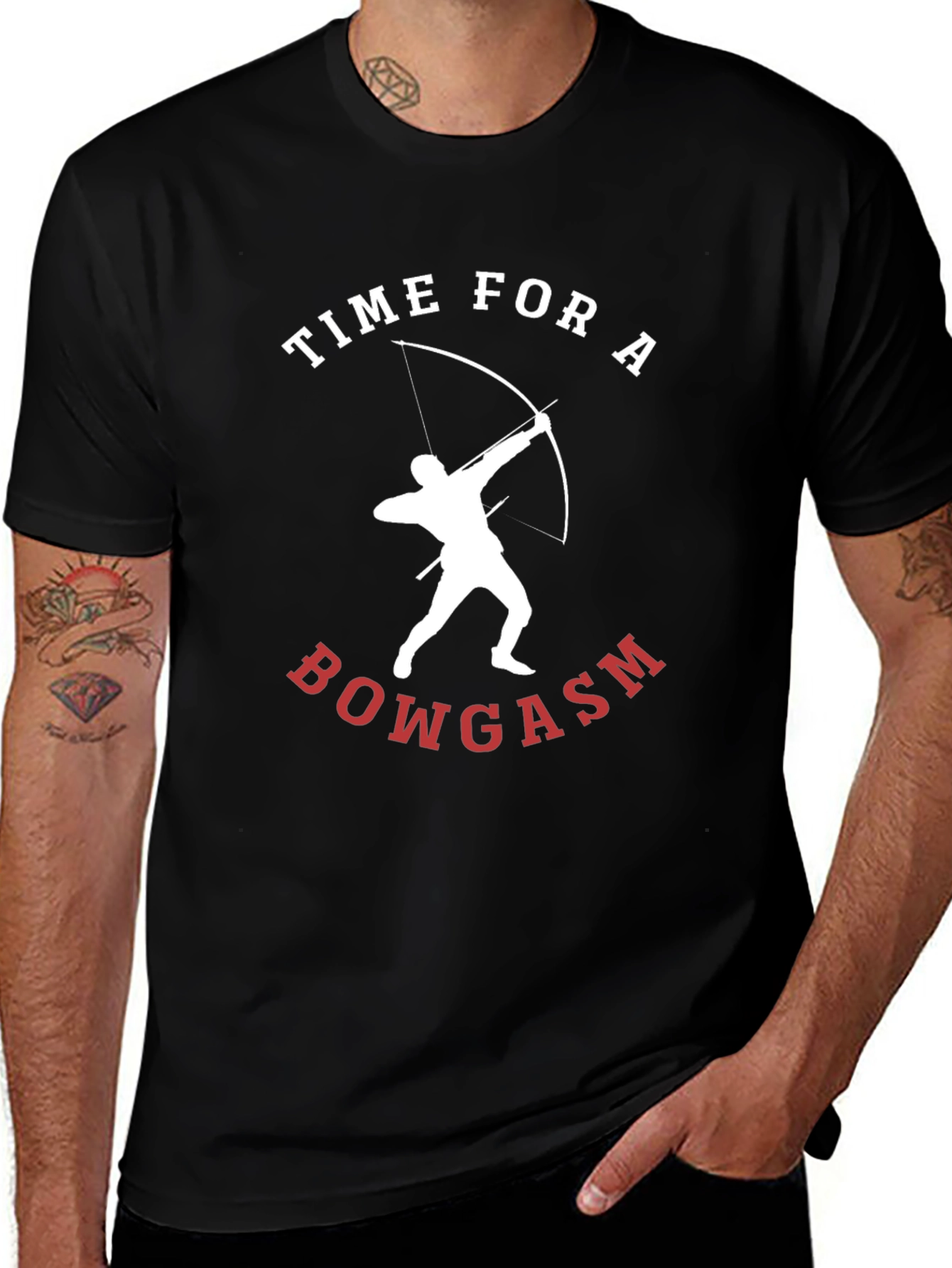 Time For A Bowgasm Funny Archery T-Shirt
