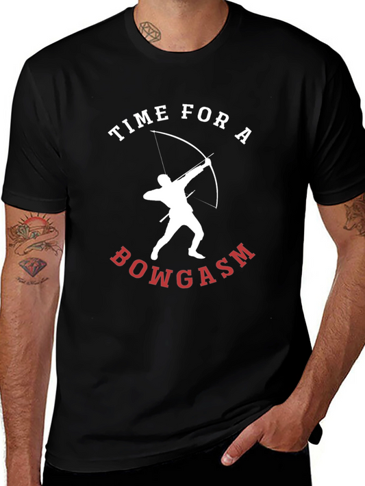 Time For A Bowgasm Funny Archery T-Shirt