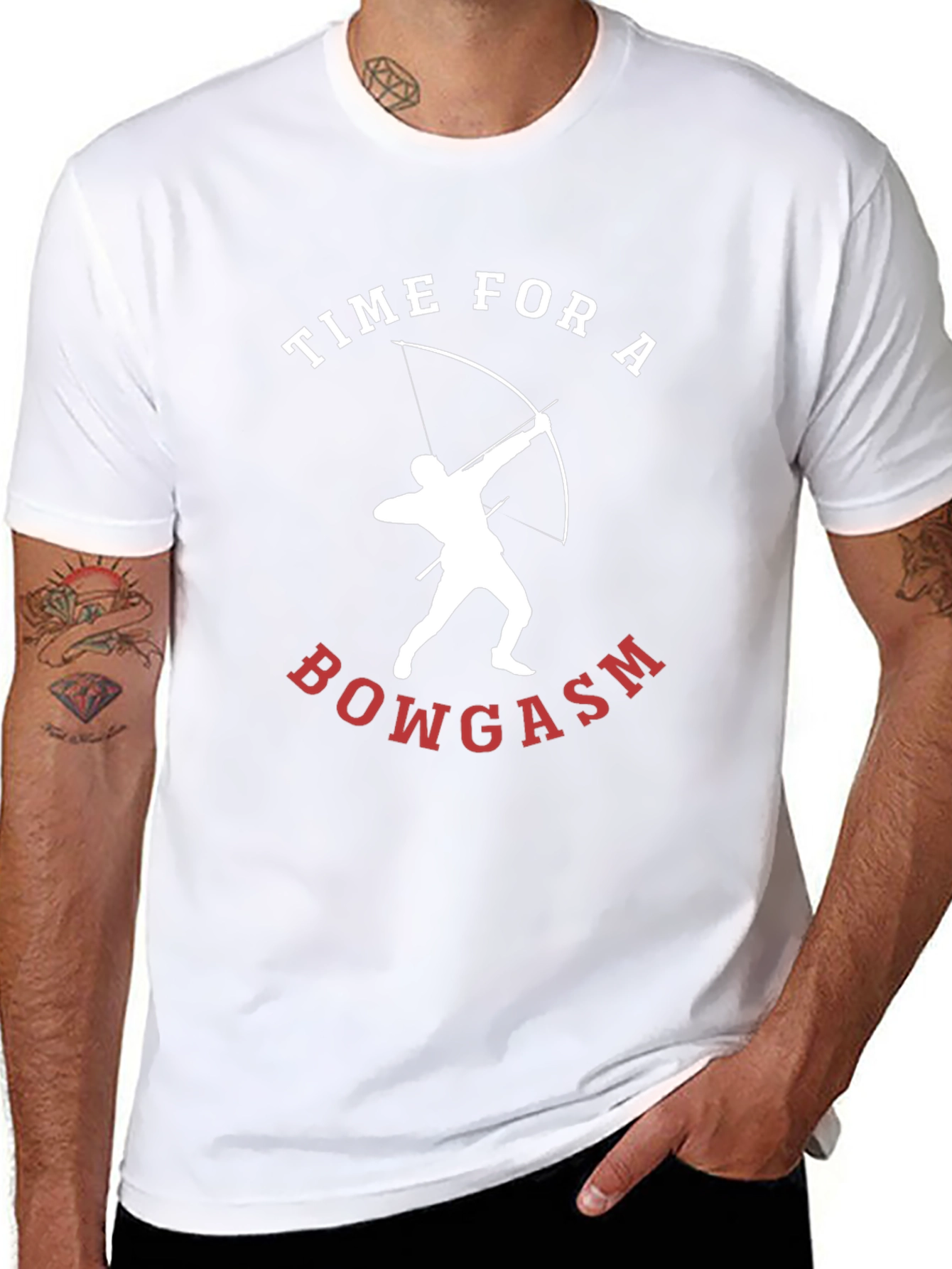 Time For A Bowgasm Funny Archery T-Shirt