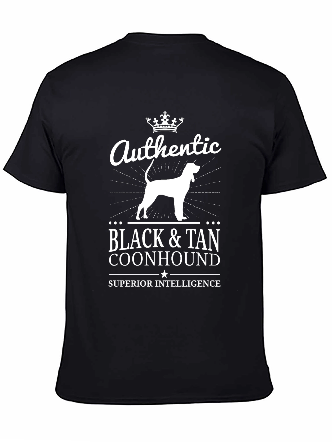 Authentic Black & Tan Coonhound Tee