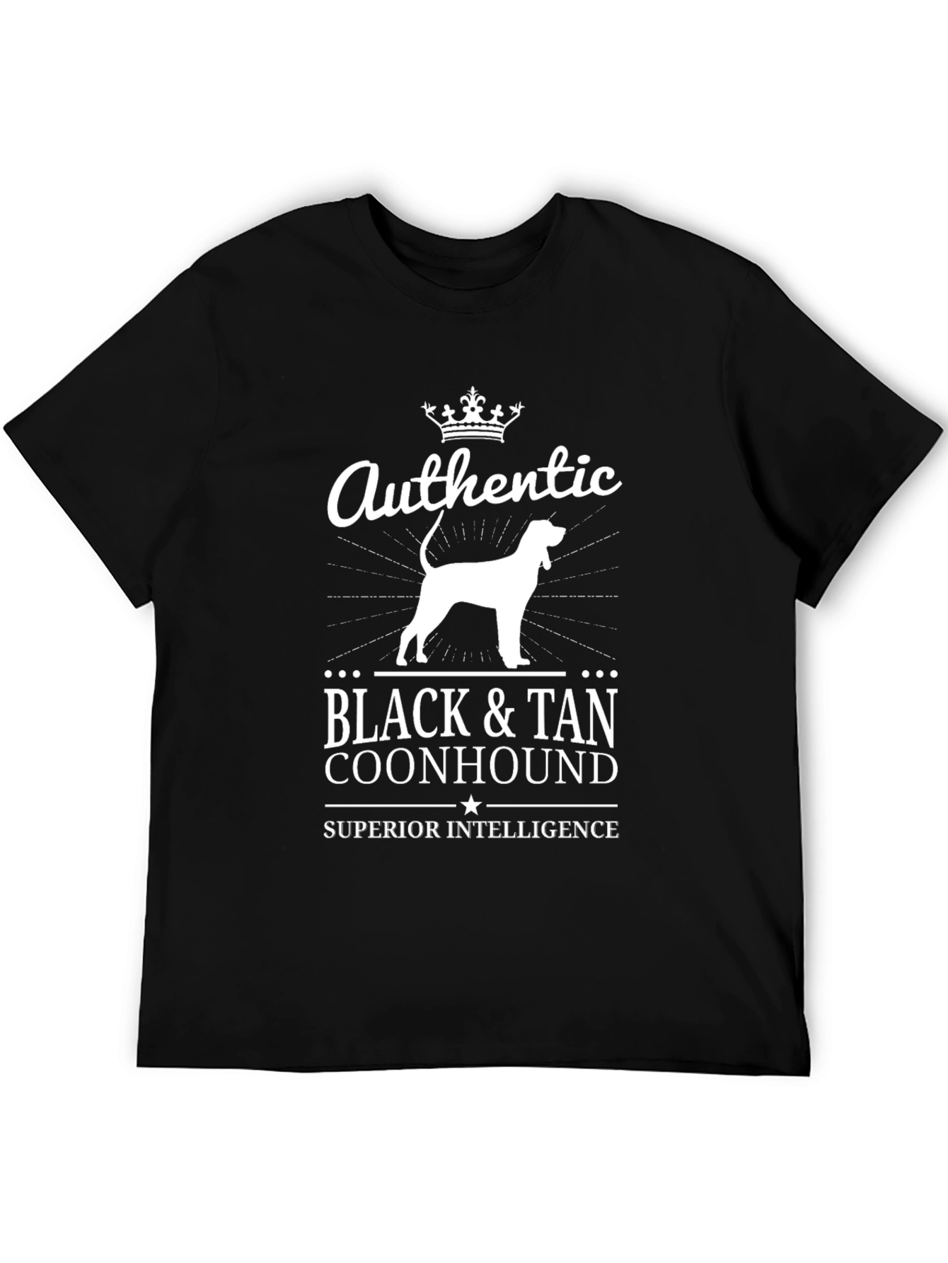 Authentic Black & Tan Coonhound Tee