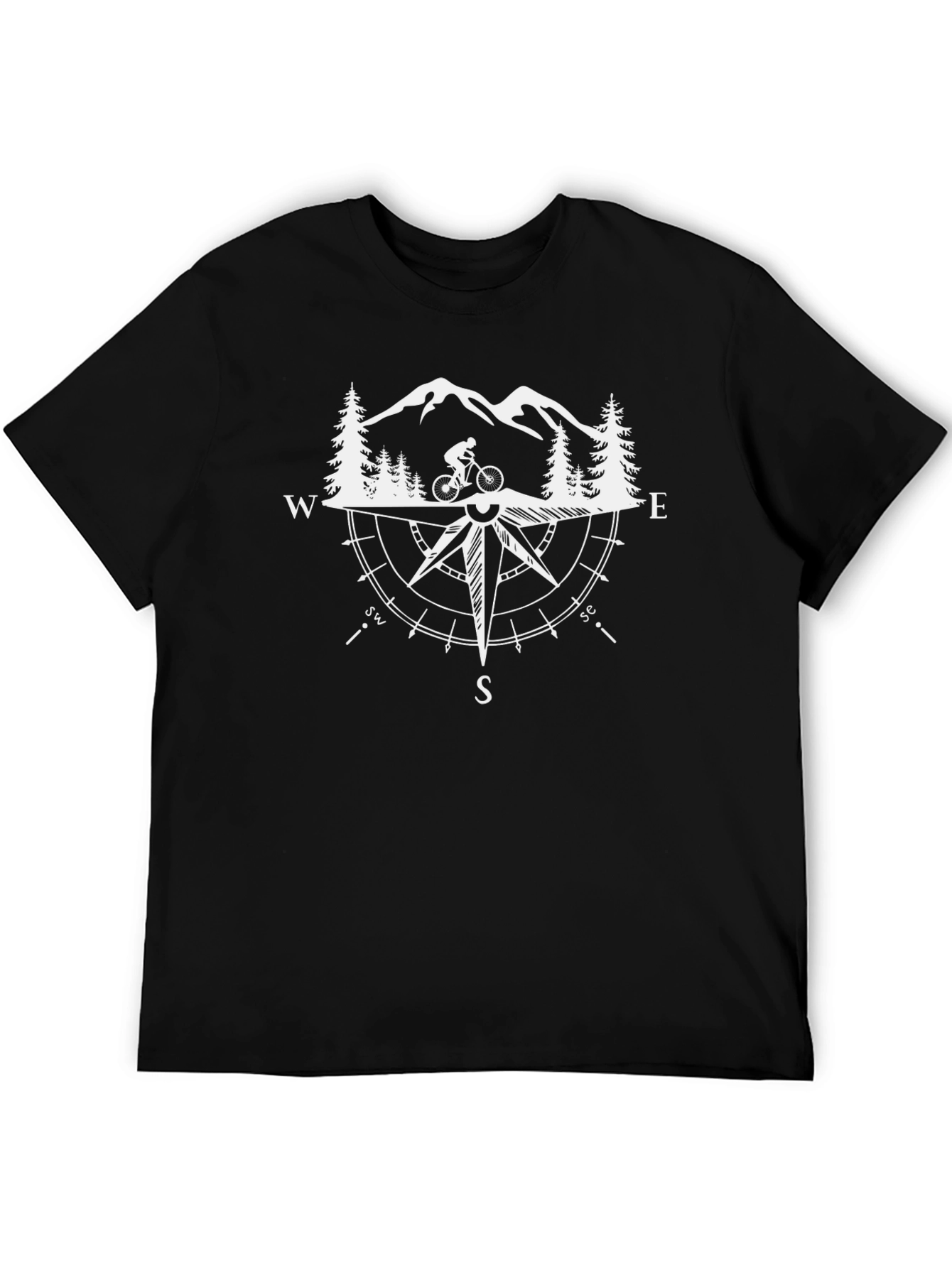 Mountain Biker Compass T-Shirt