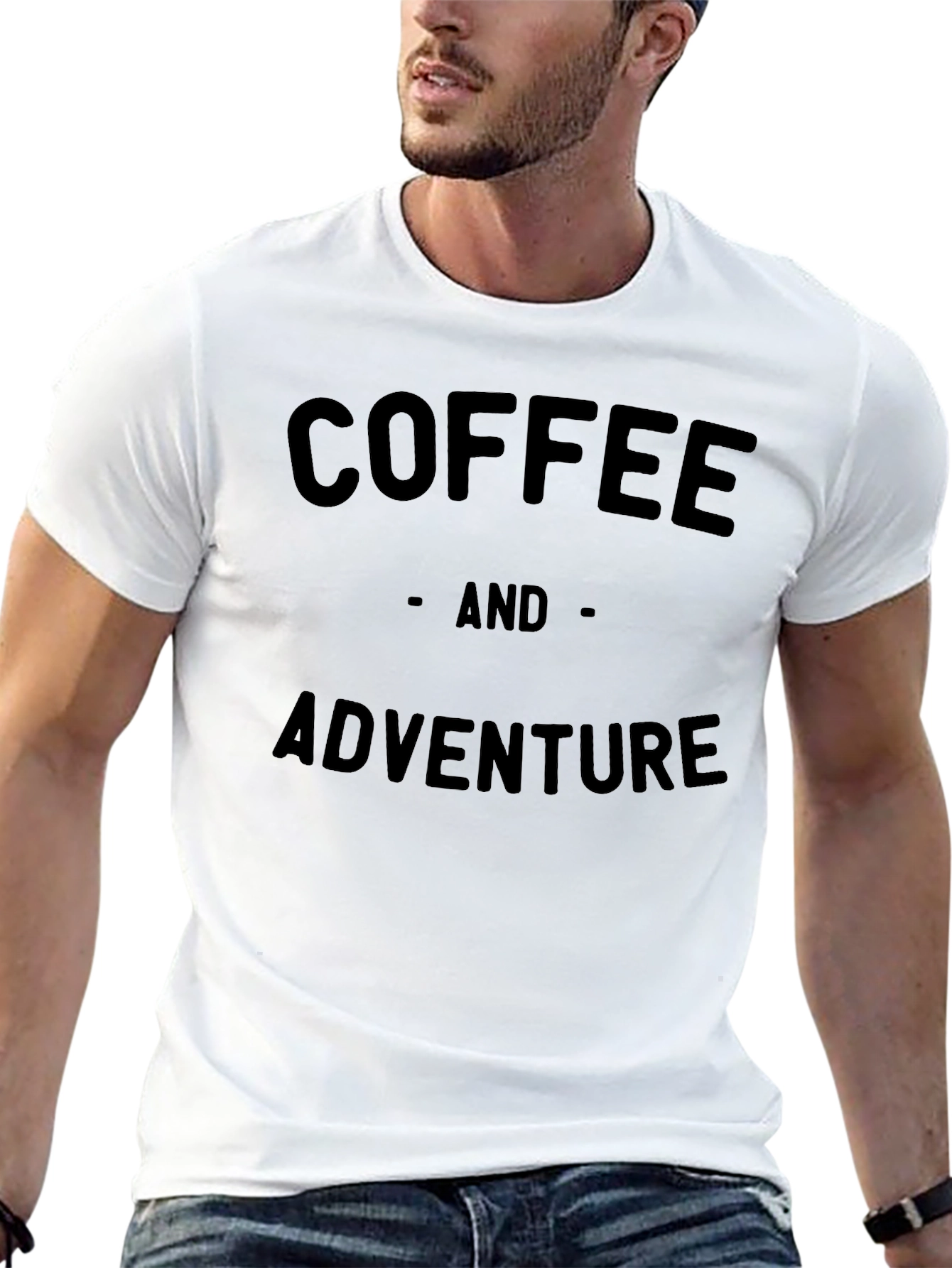Coffee and Adventure Graphic Tee