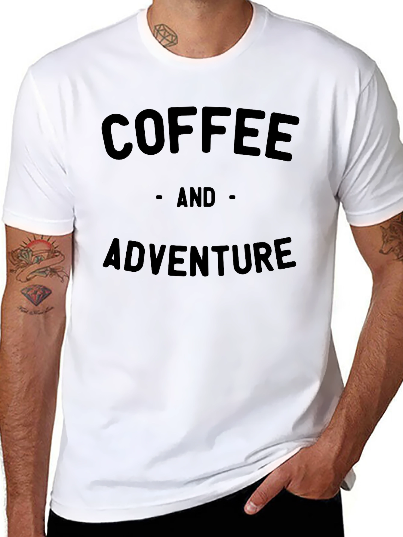 Coffee and Adventure Graphic Tee
