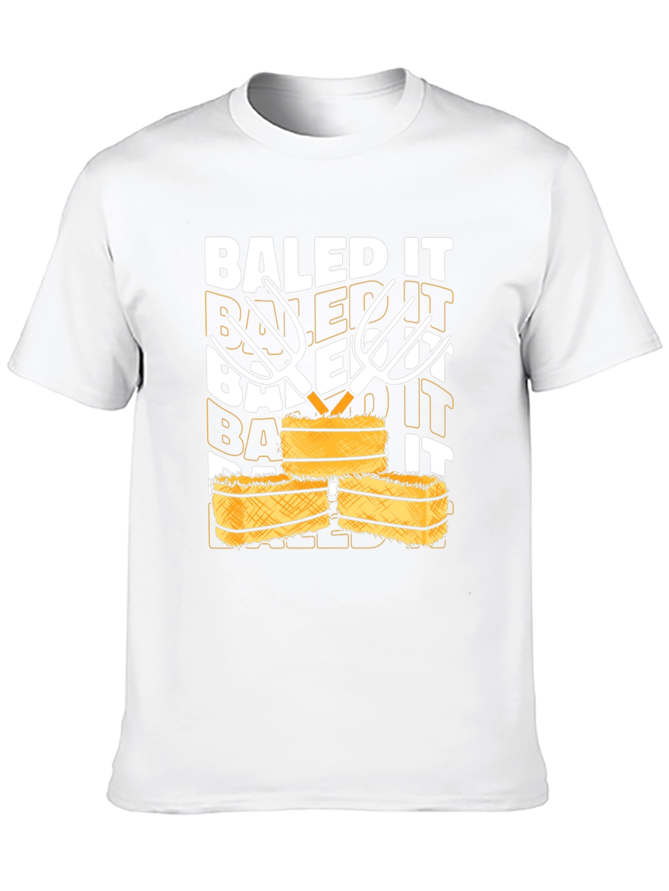 Baled It T-Shirt - Farm Humor Tee