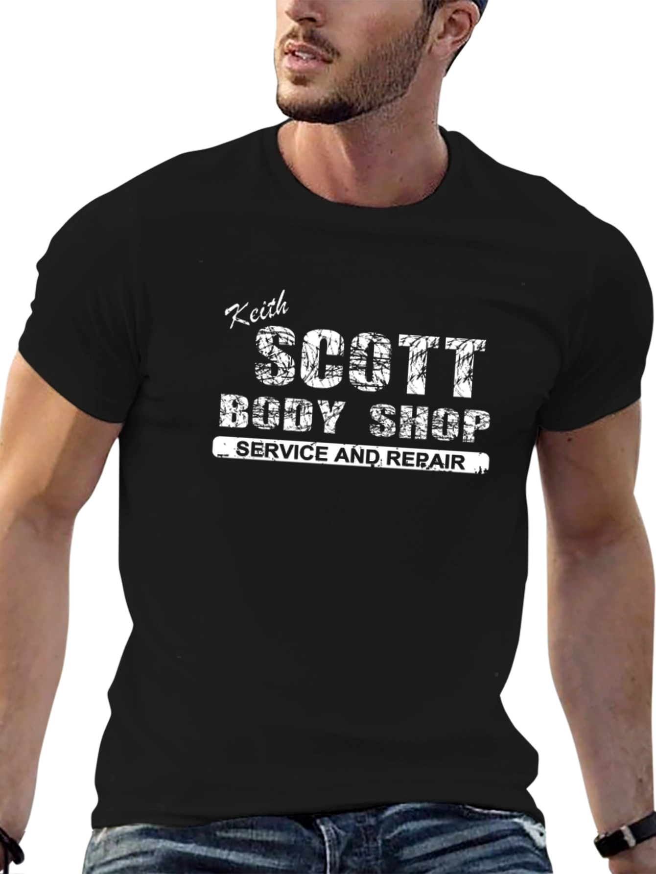 Keith Scott Body Shop Black T-Shirt