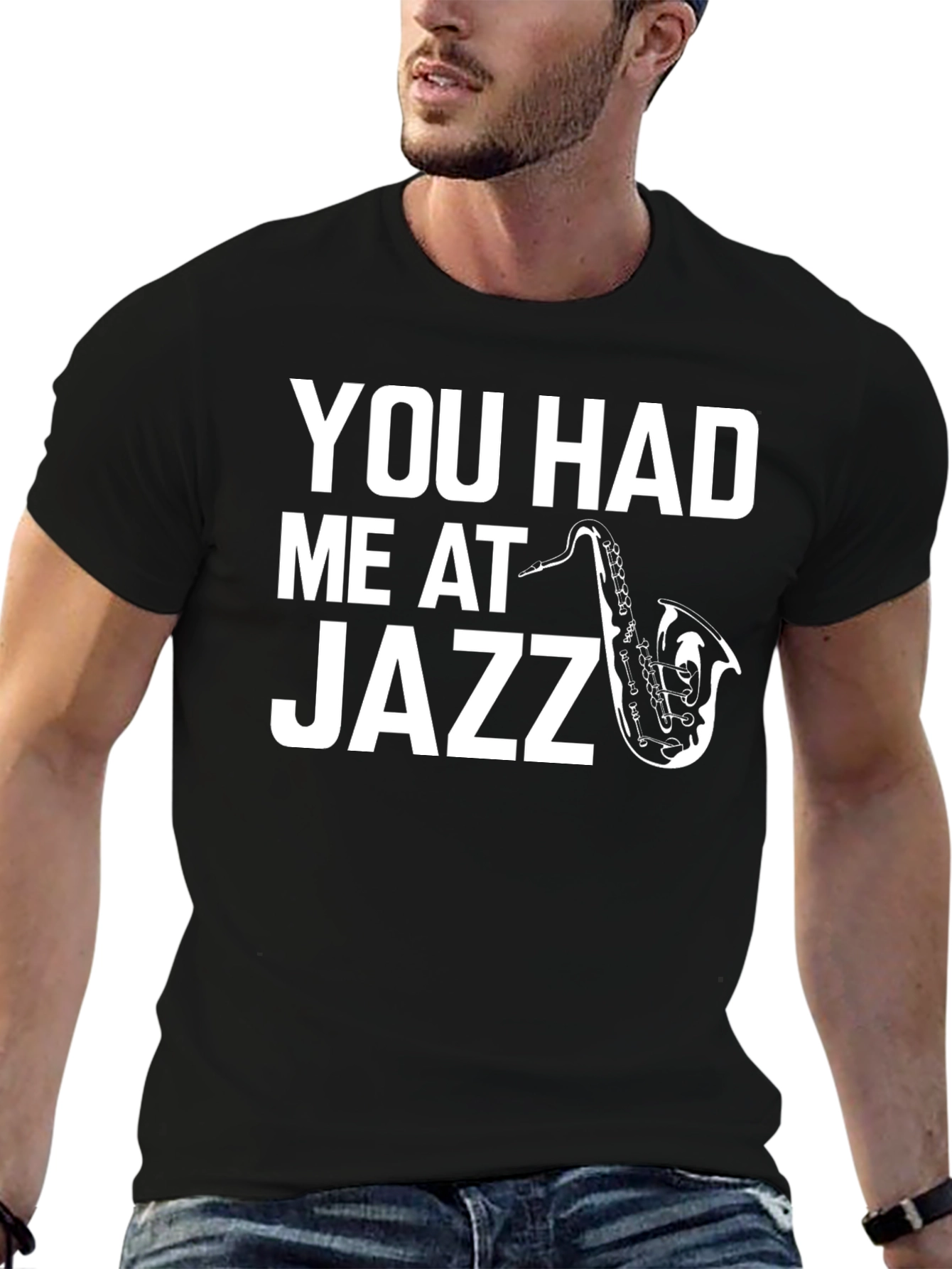 You Had Me At Jazz Graphic Tee