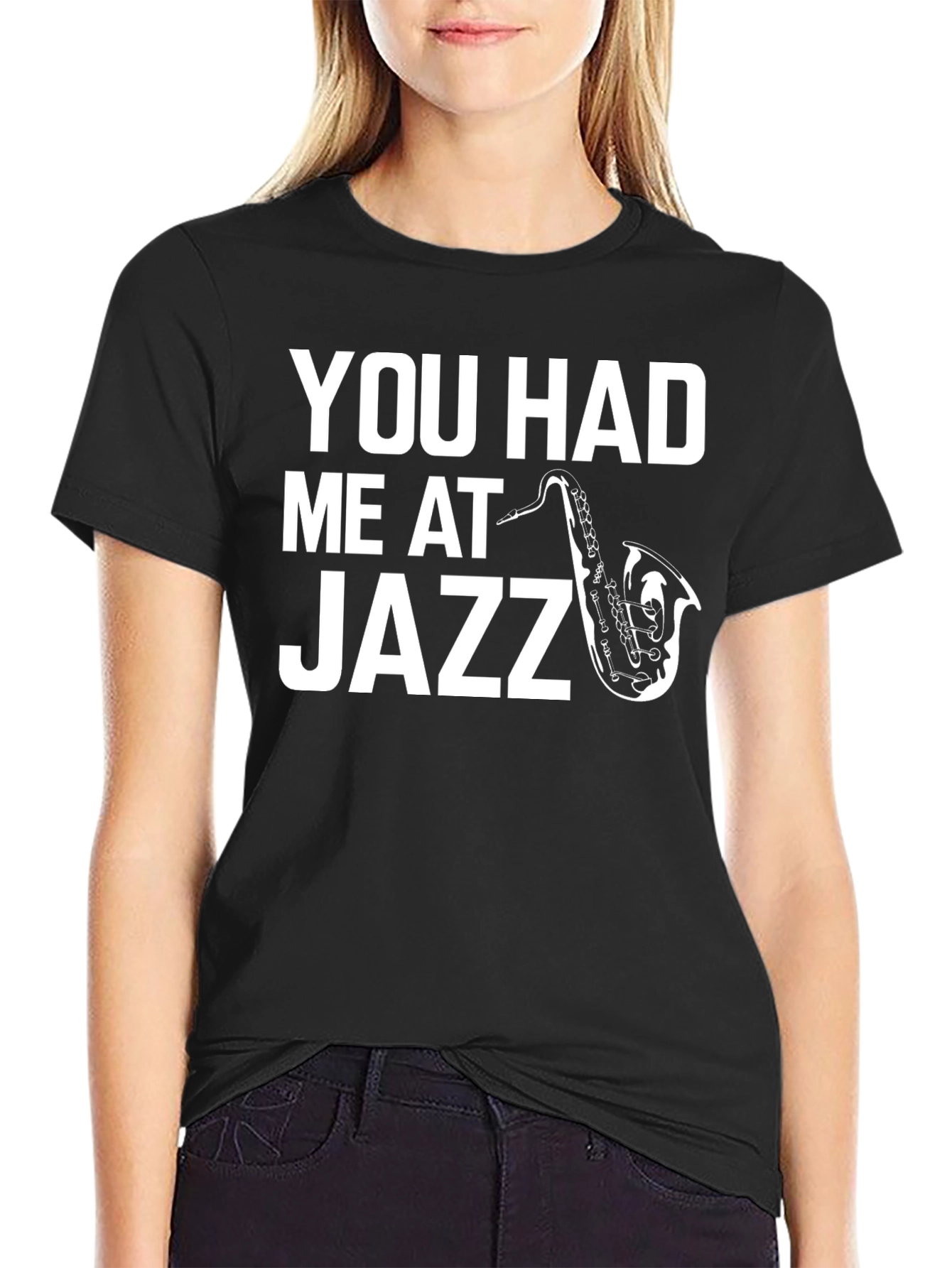 You Had Me At Jazz Graphic Tee
