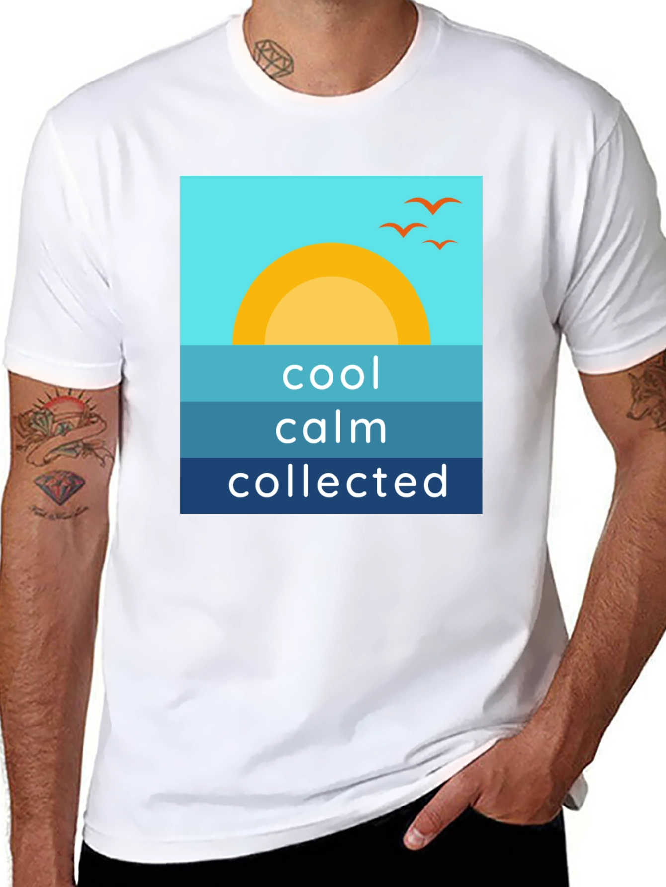 Cool Calm Collected Graphic Tee