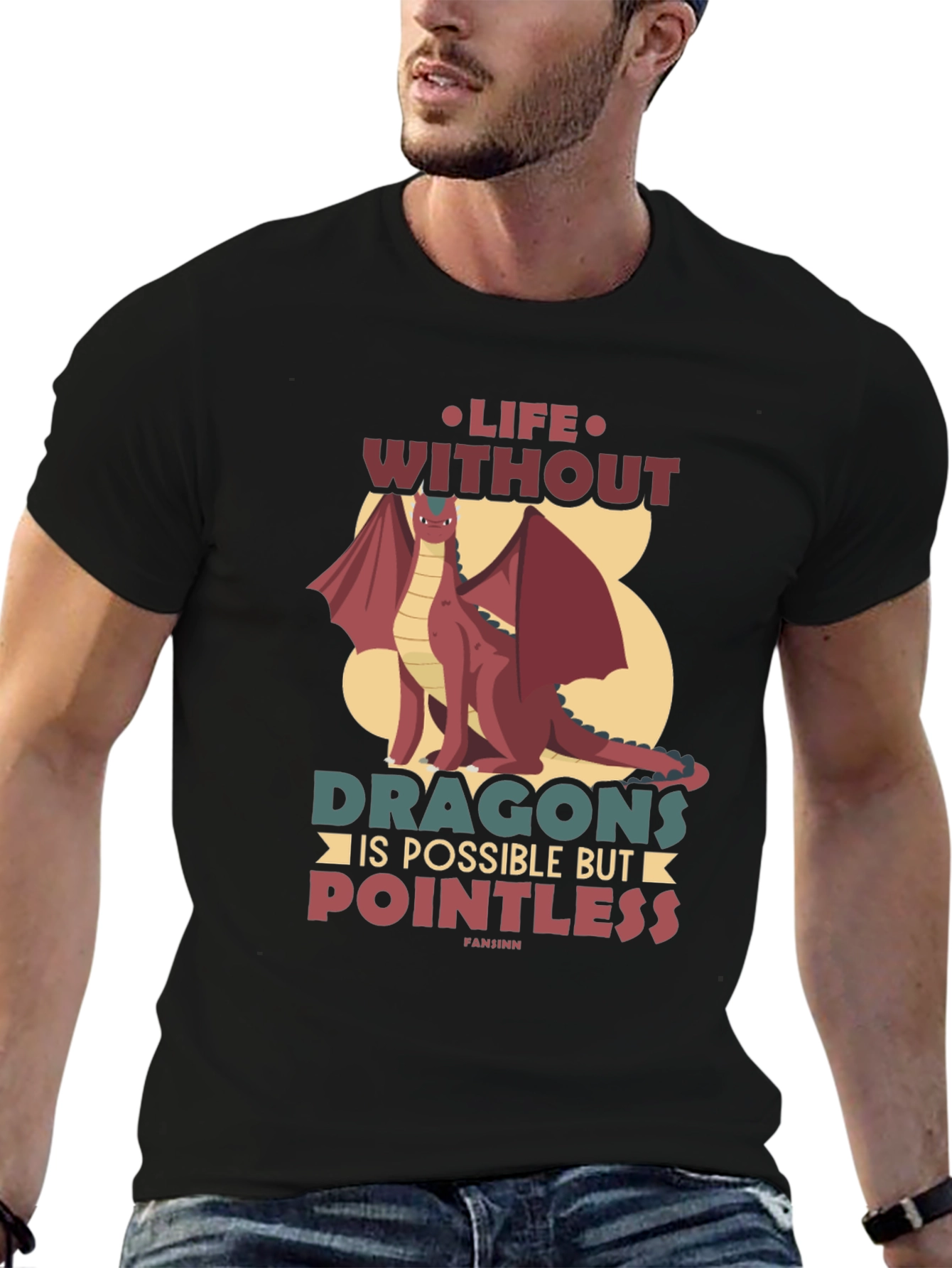 Life Without Dragons T-Shirt - Pointless Tee
