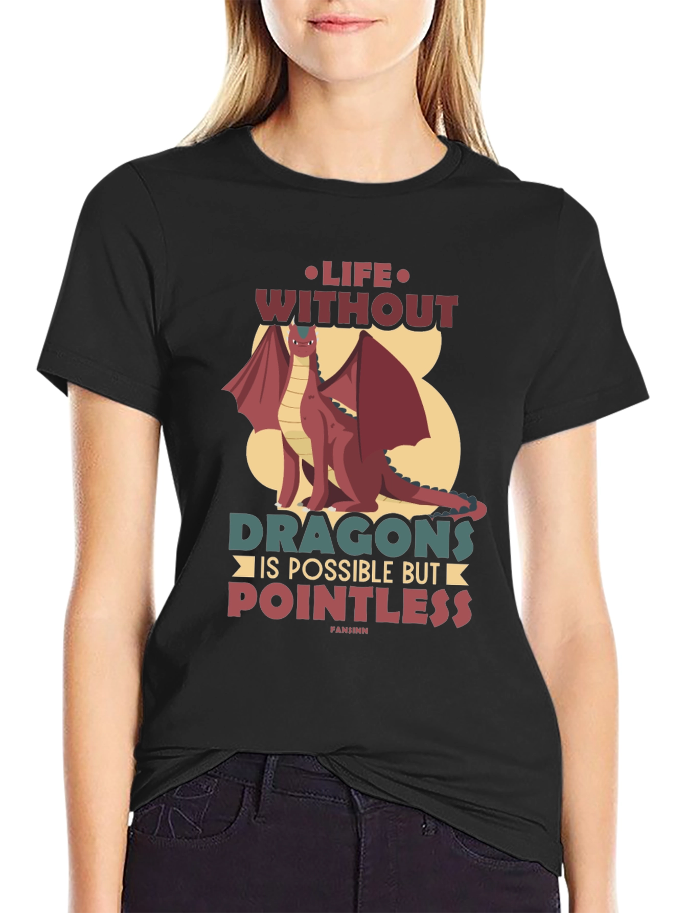 Life Without Dragons T-Shirt - Pointless Tee