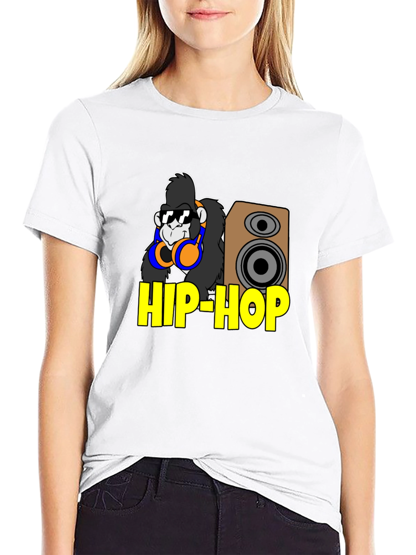 Hip-Hop Gorilla T-Shirt - Cool Cartoon Style