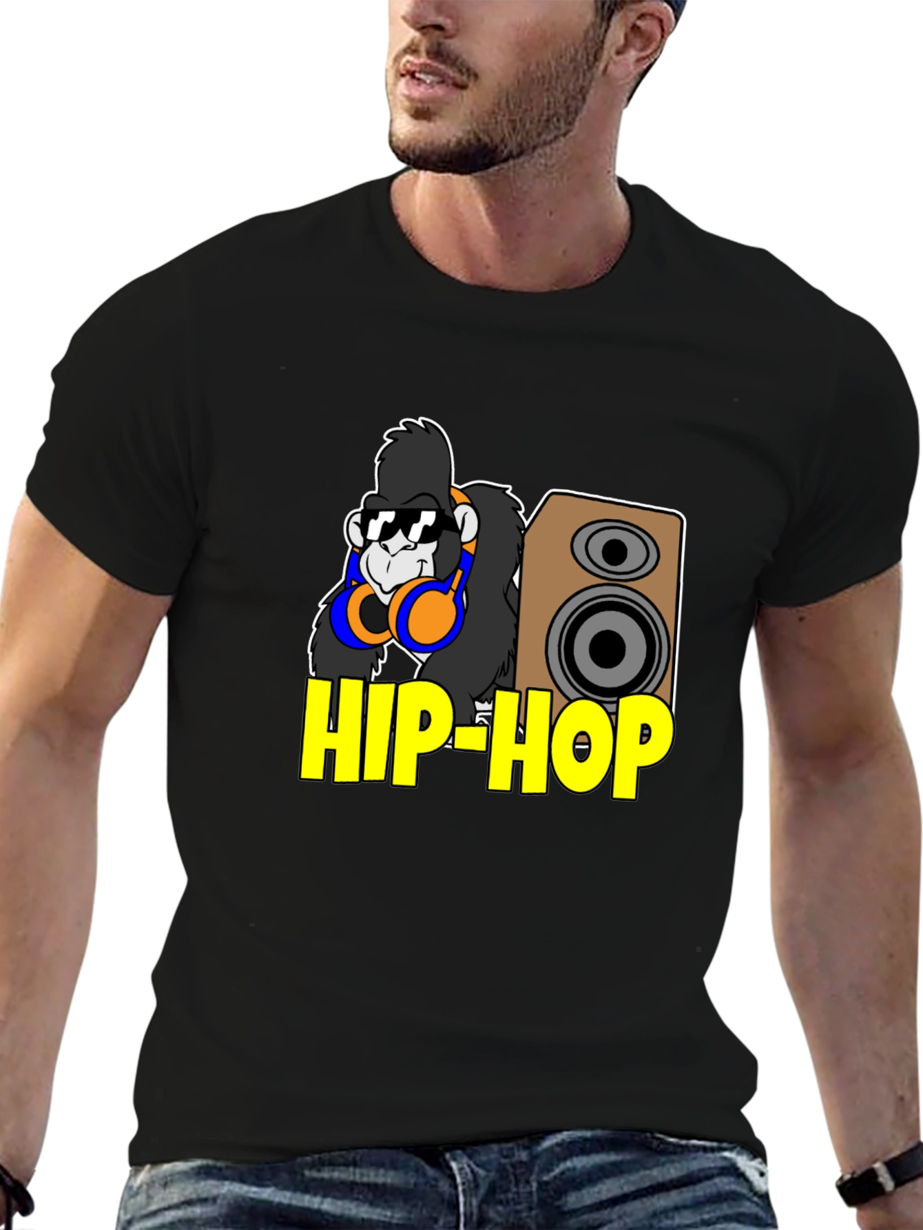 Hip-Hop Gorilla T-Shirt - Cool Cartoon Style