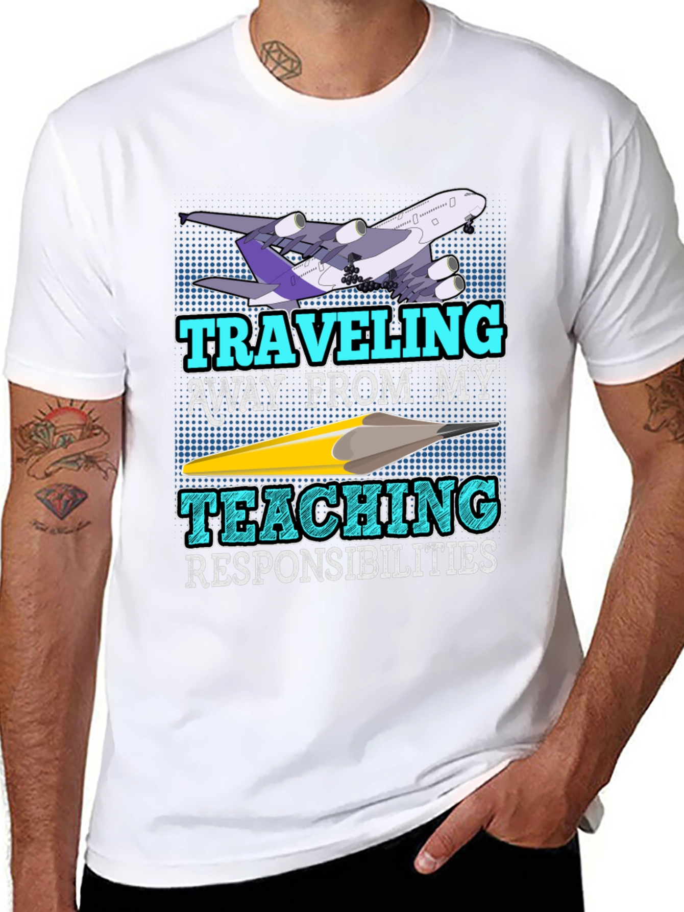 Traveling Teacher Graphic Tee