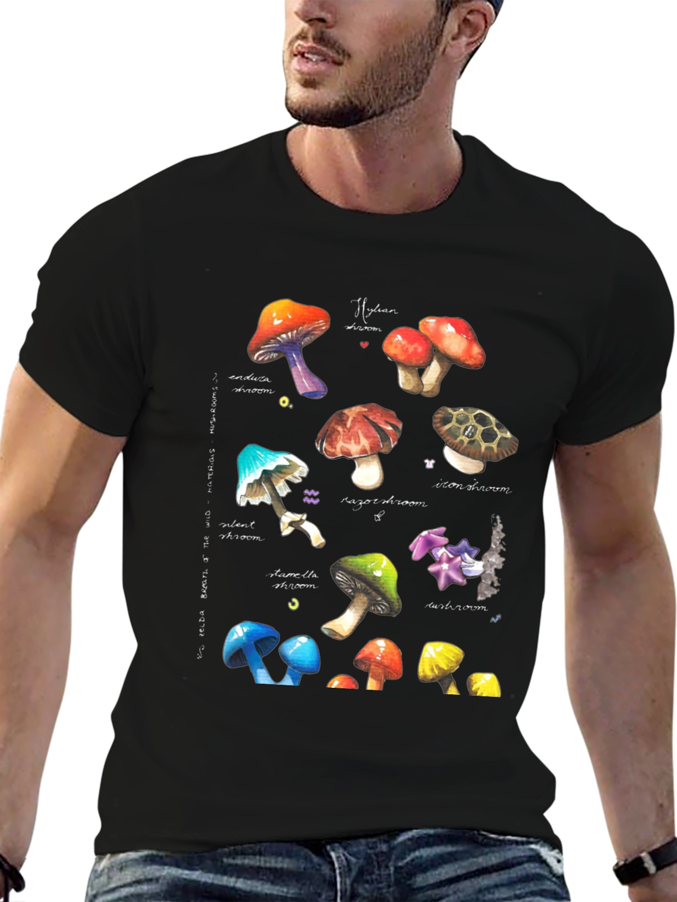 Watercolor Mushroom Graphic Tee
