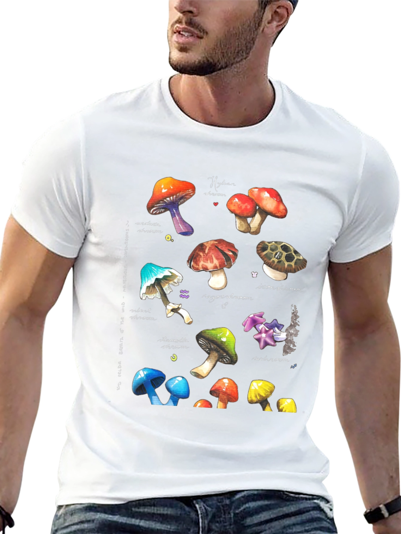 Watercolor Mushroom Graphic Tee