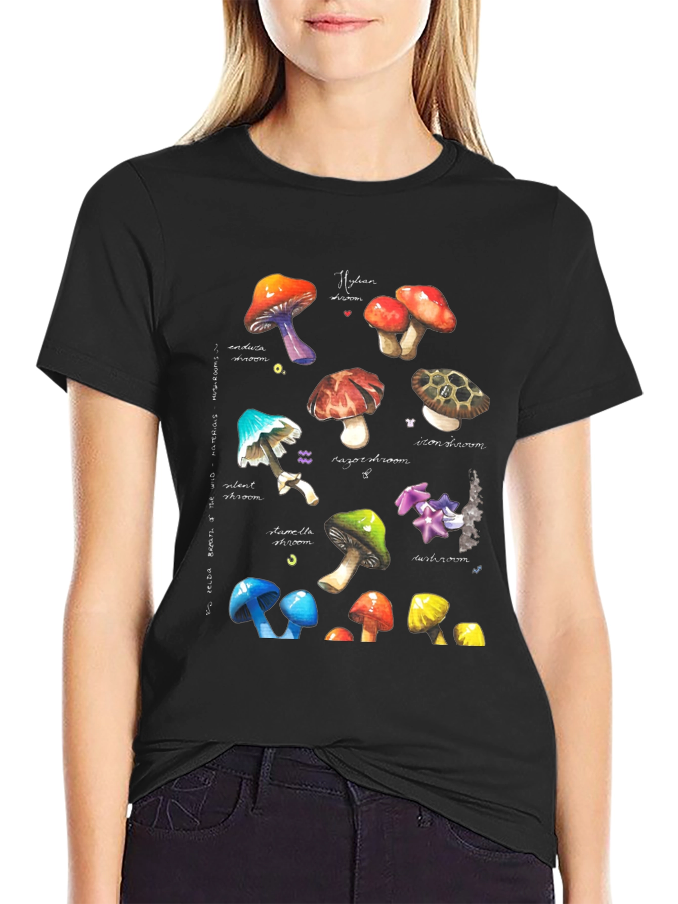 Watercolor Mushroom Graphic Tee