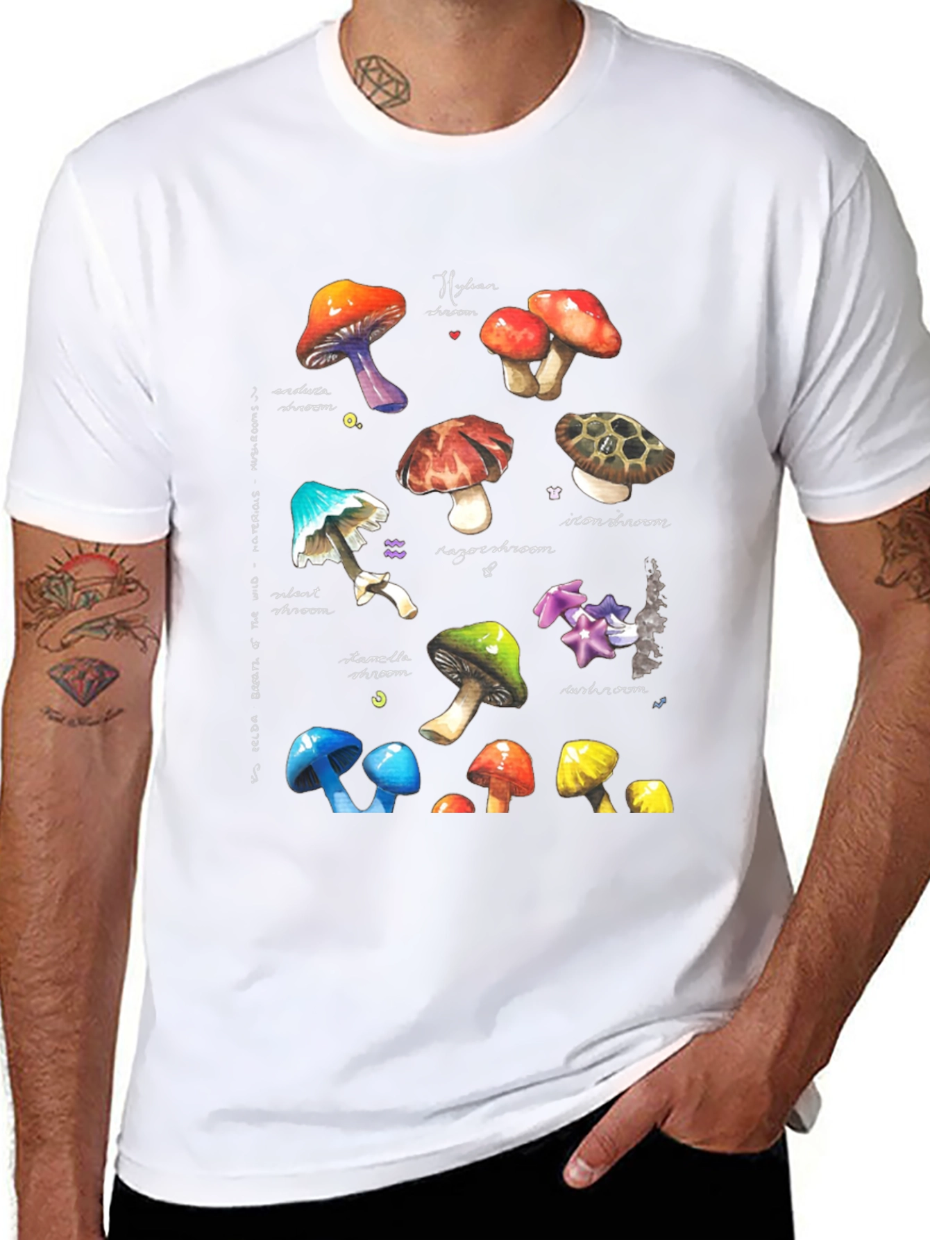 Watercolor Mushroom Graphic Tee