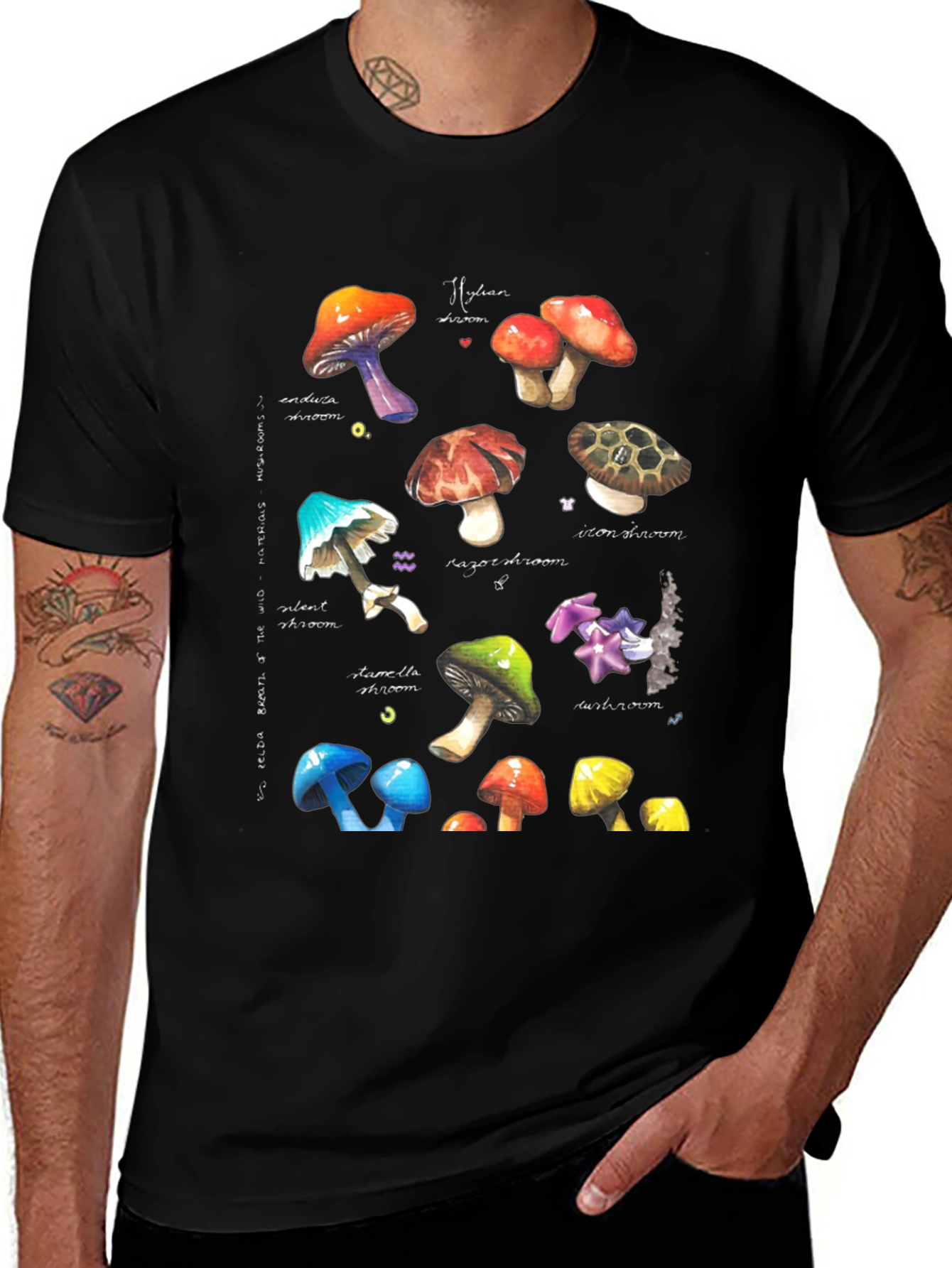 Watercolor Mushroom Graphic Tee