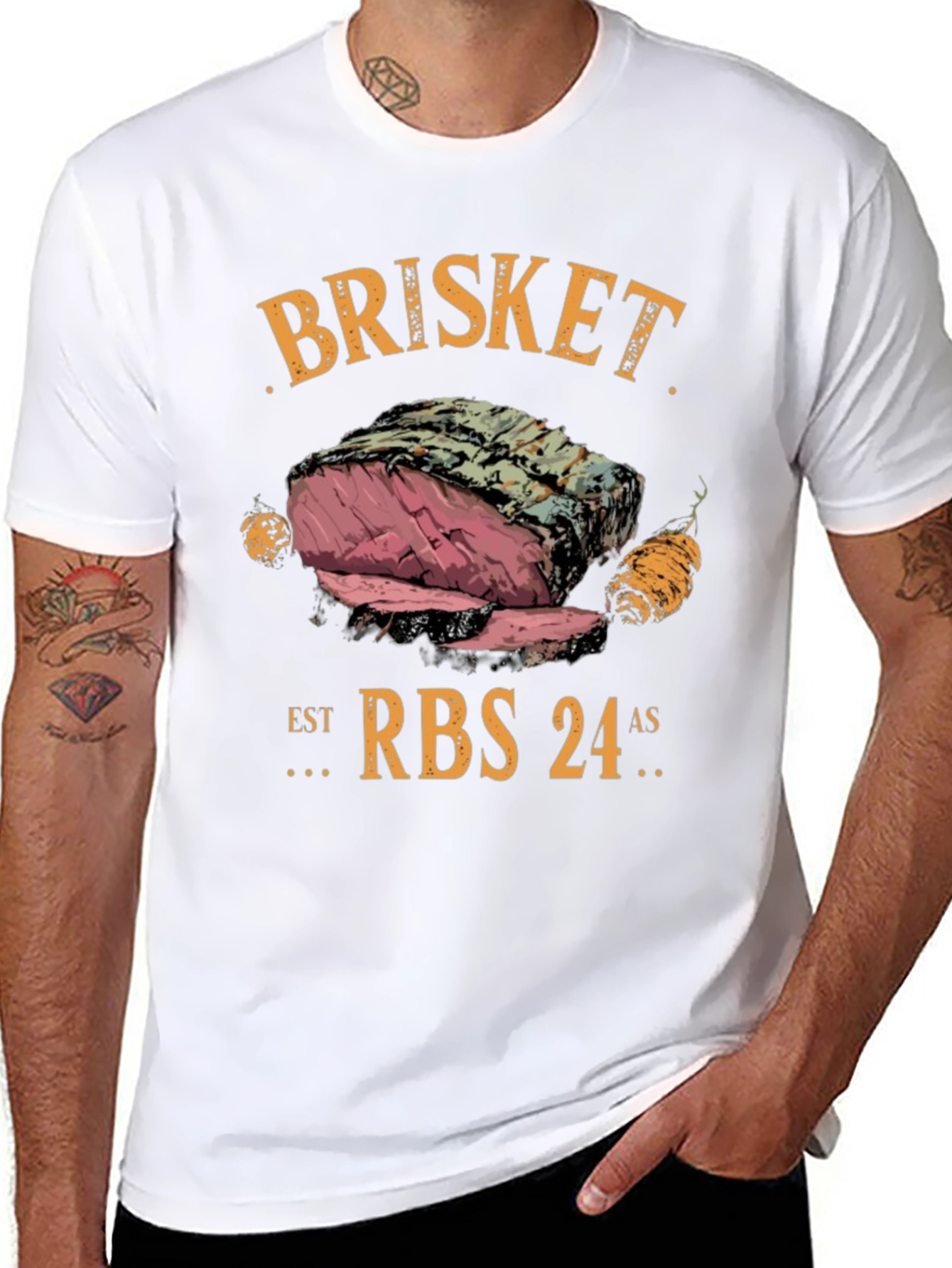 Brisket RBS 24 Black Graphic Tee