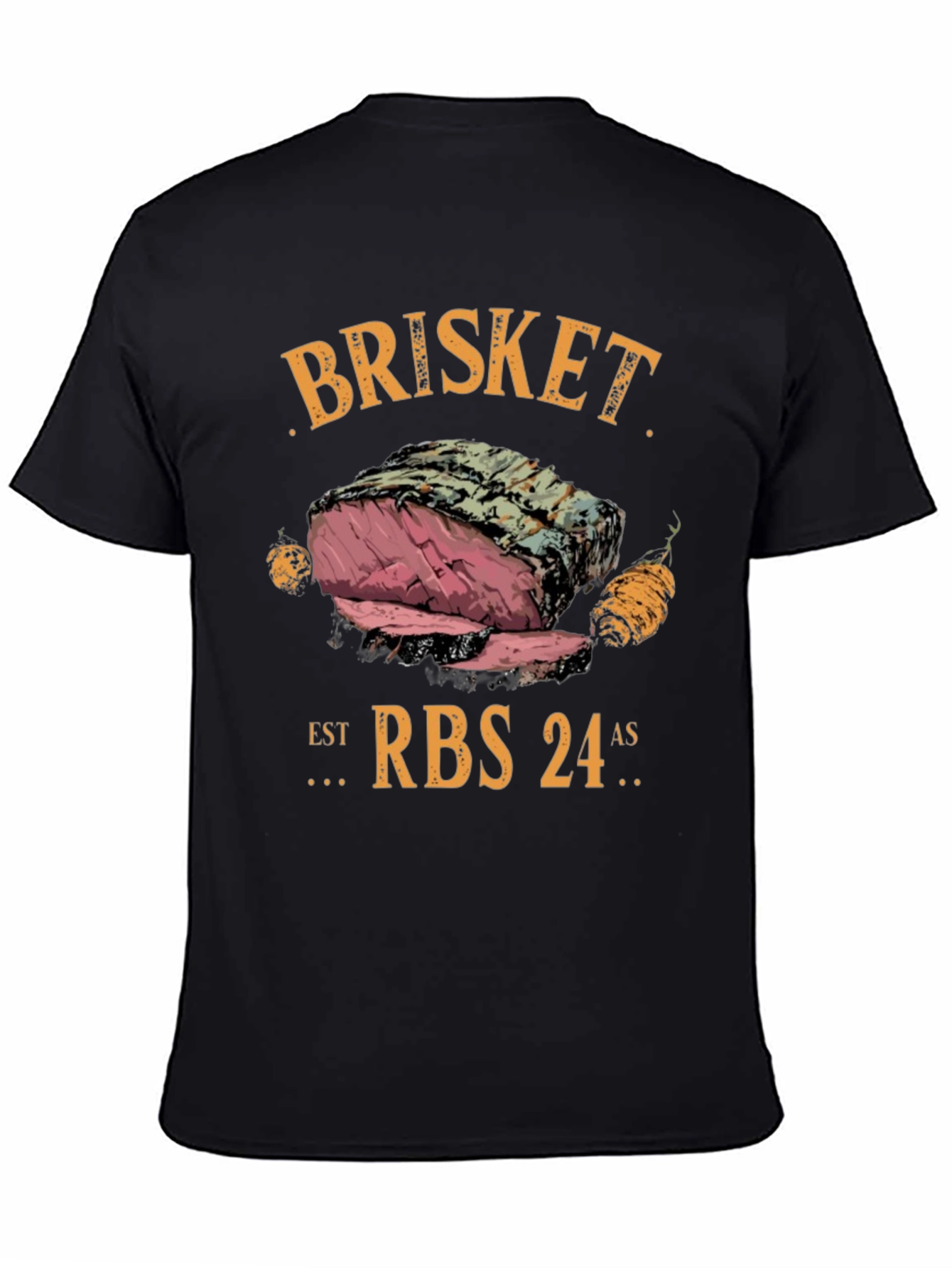 Brisket RBS 24 Black Graphic Tee