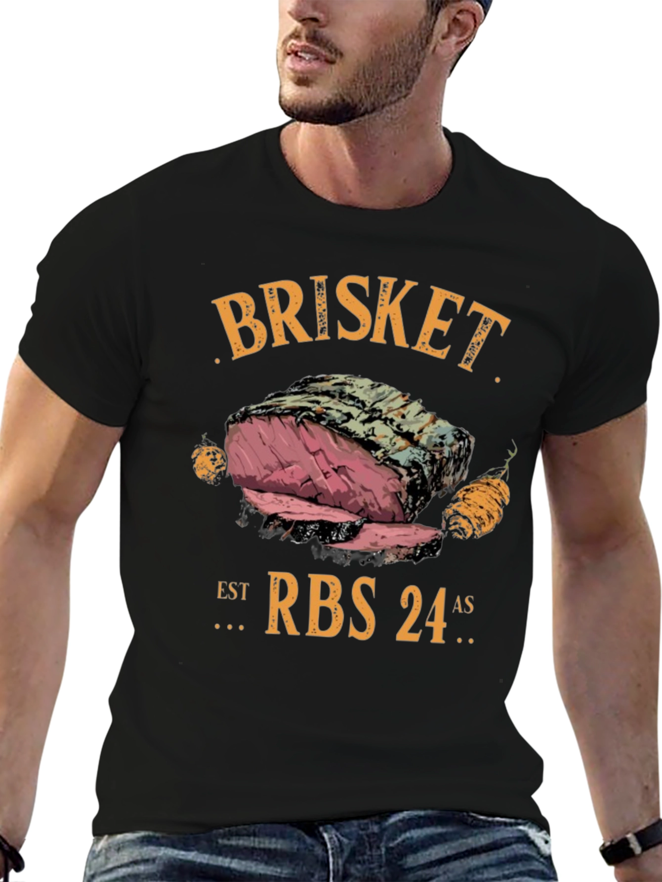 Brisket RBS 24 Black Graphic Tee