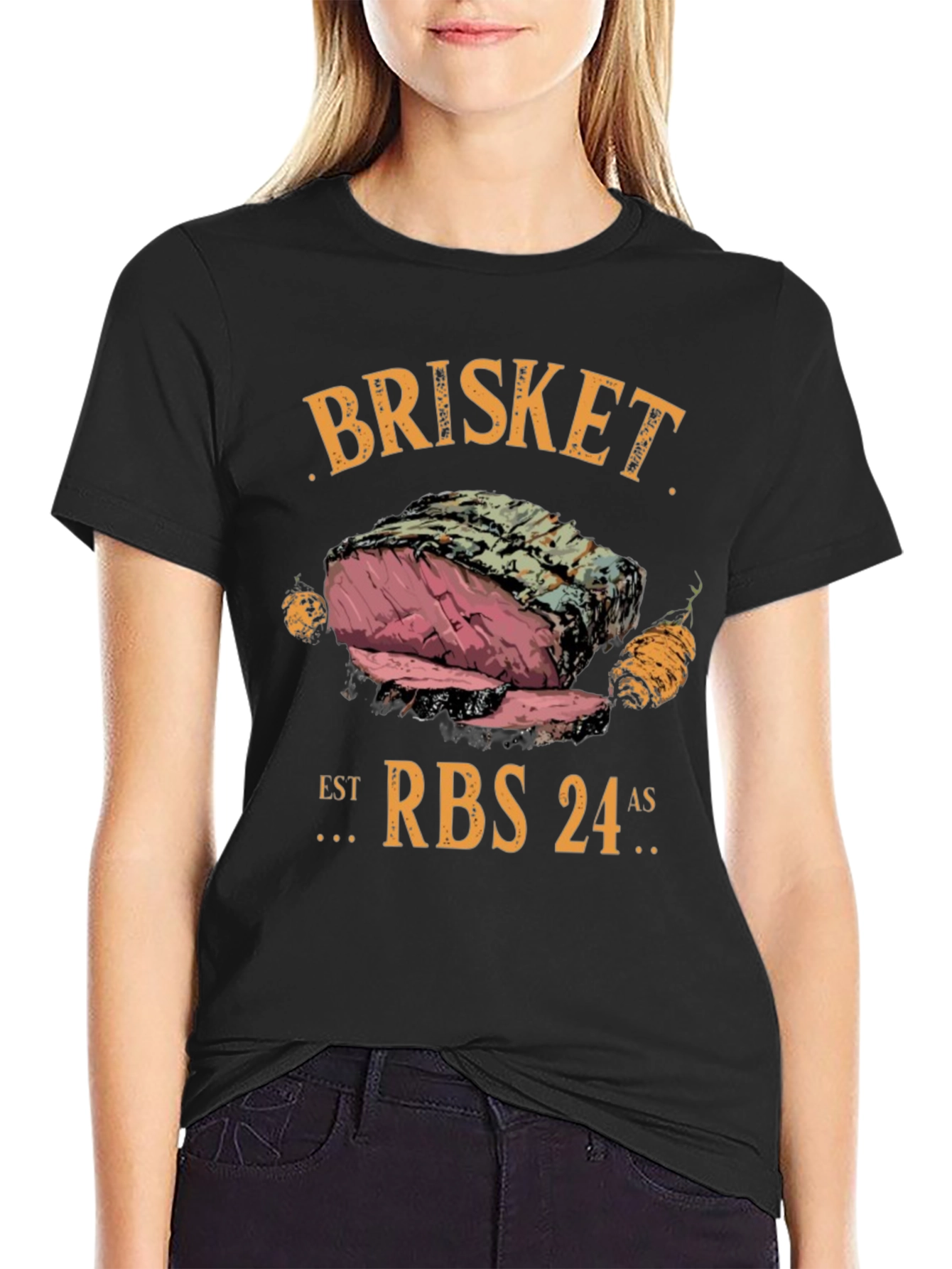 Brisket RBS 24 Black Graphic Tee