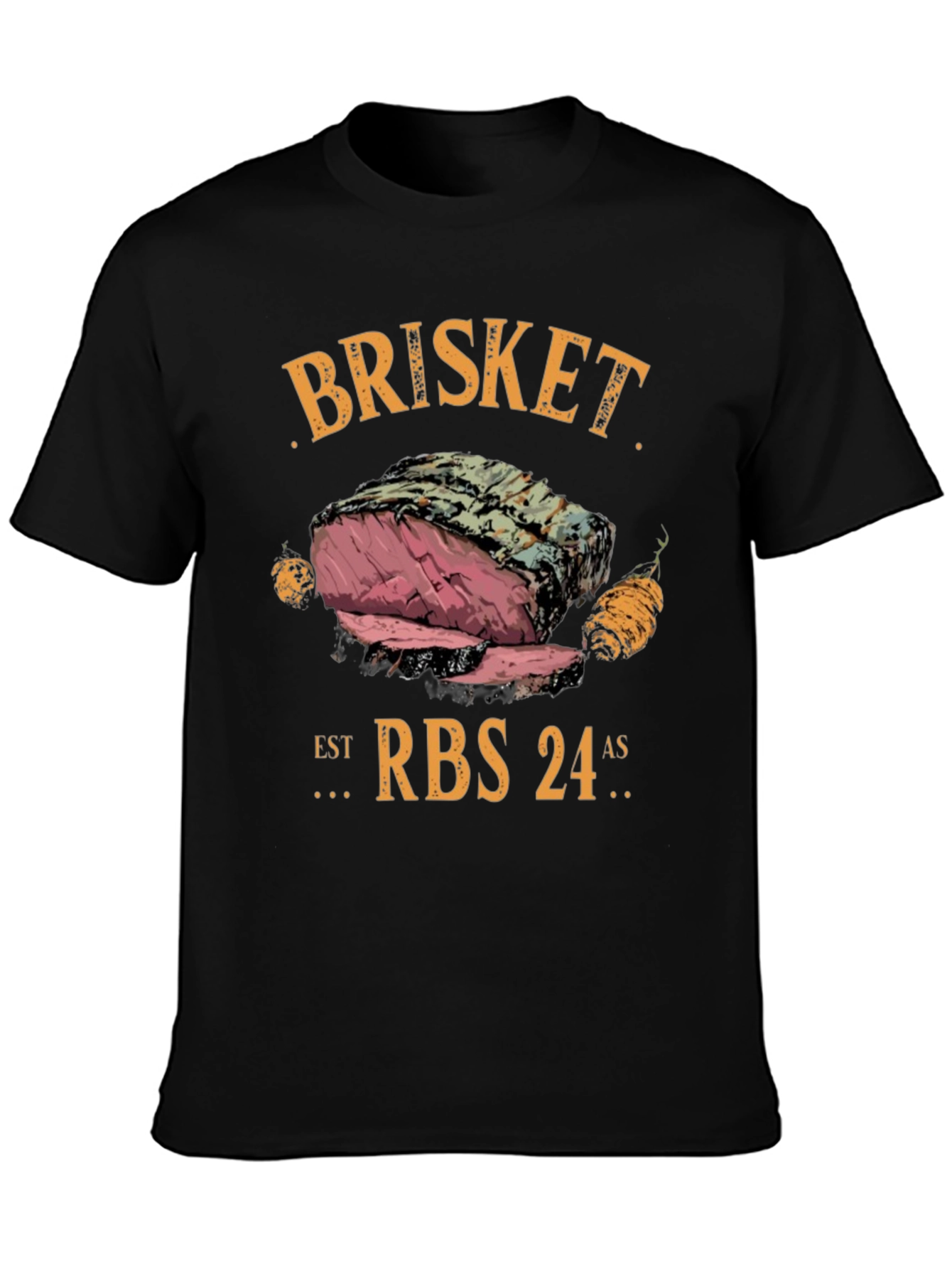 Brisket RBS 24 Black Graphic Tee