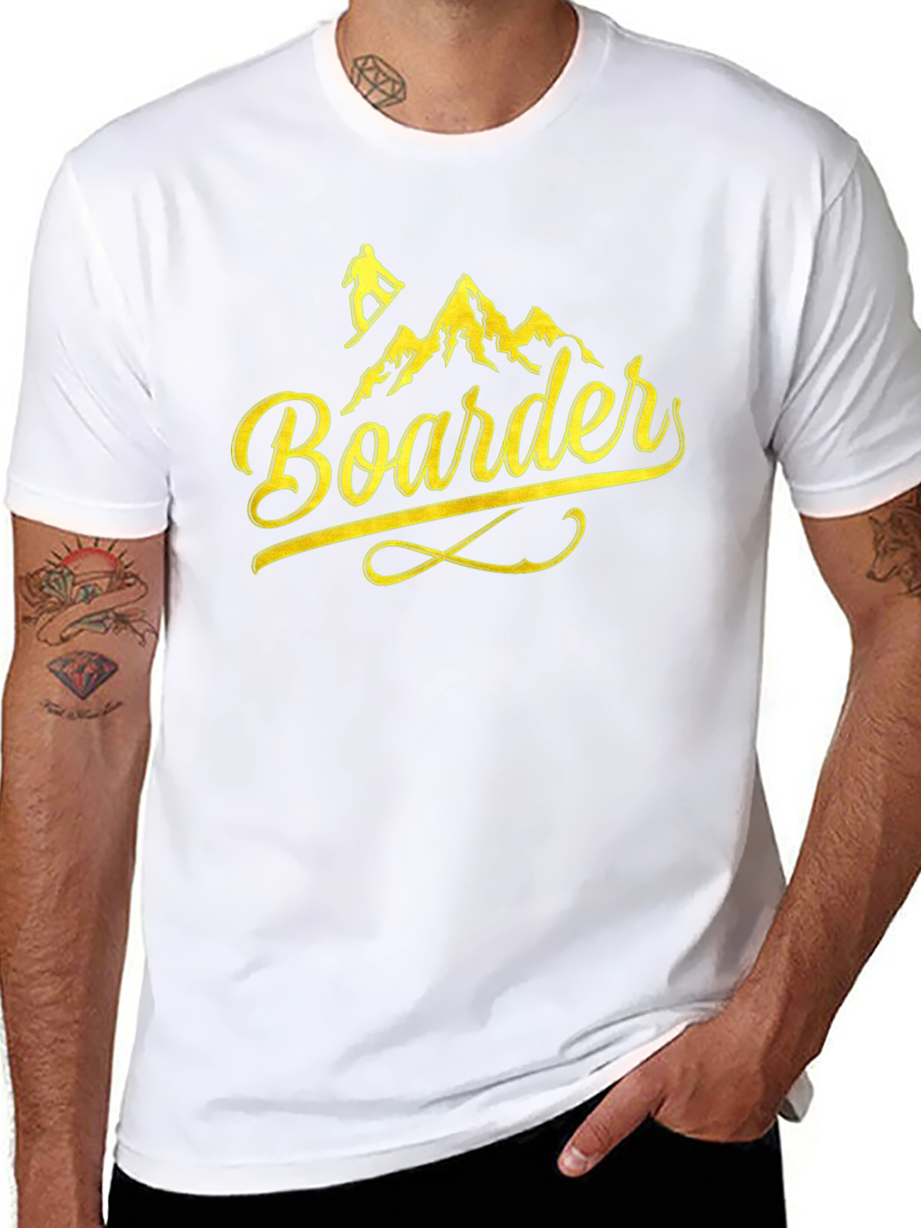 Boarder Graphic T-Shirt - Mountain Adventure