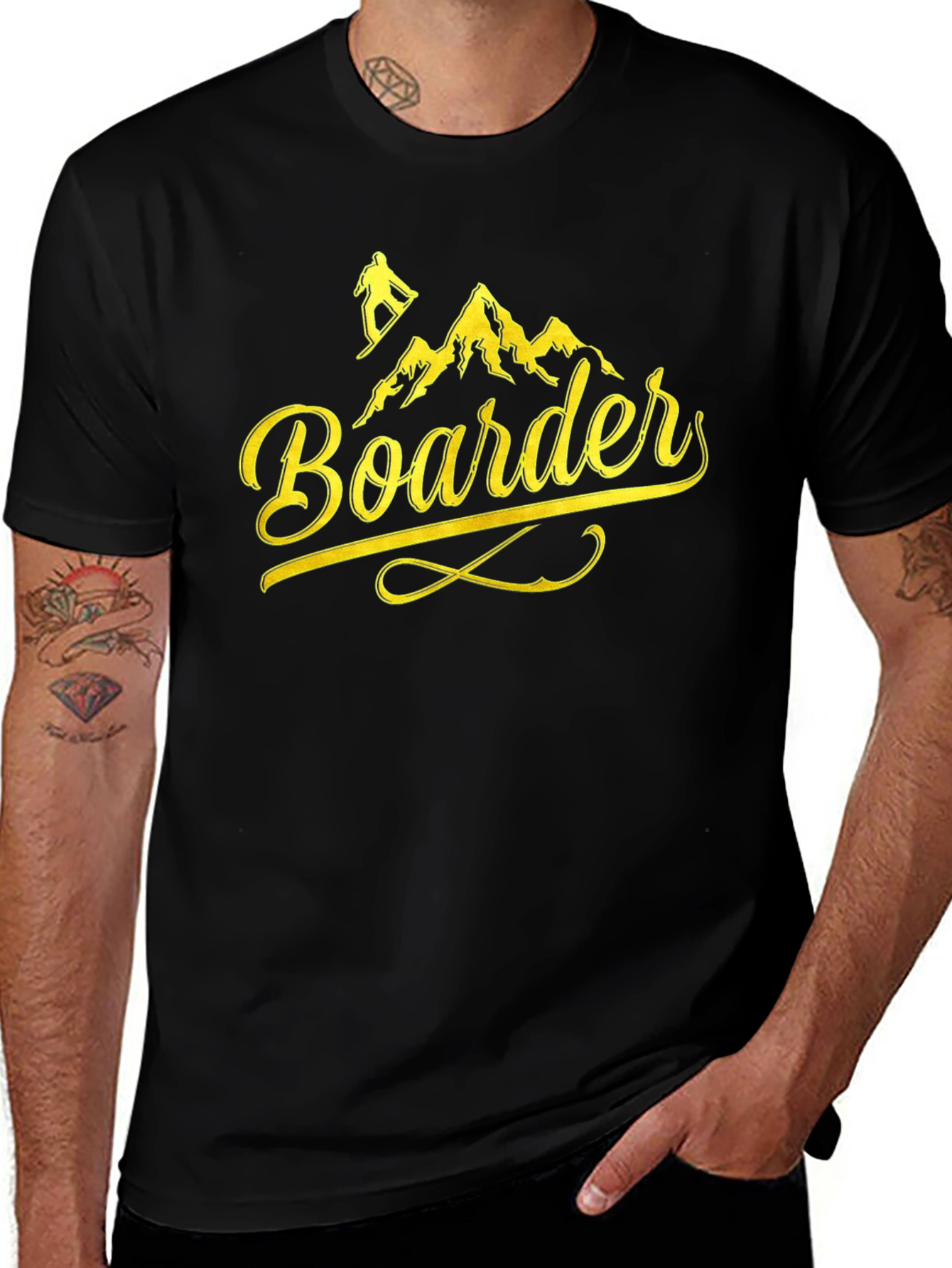 Boarder Graphic T-Shirt - Mountain Adventure