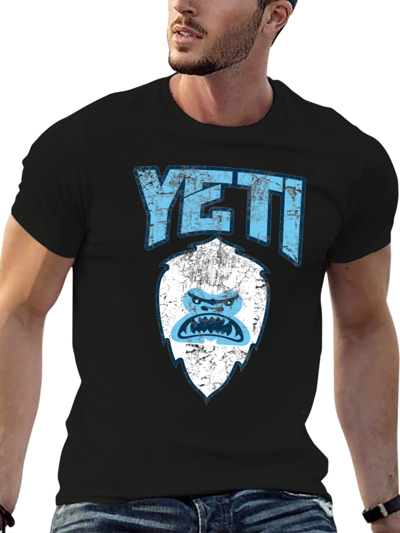 Yeti Graphic T-Shirt - Soft Cotton Blend