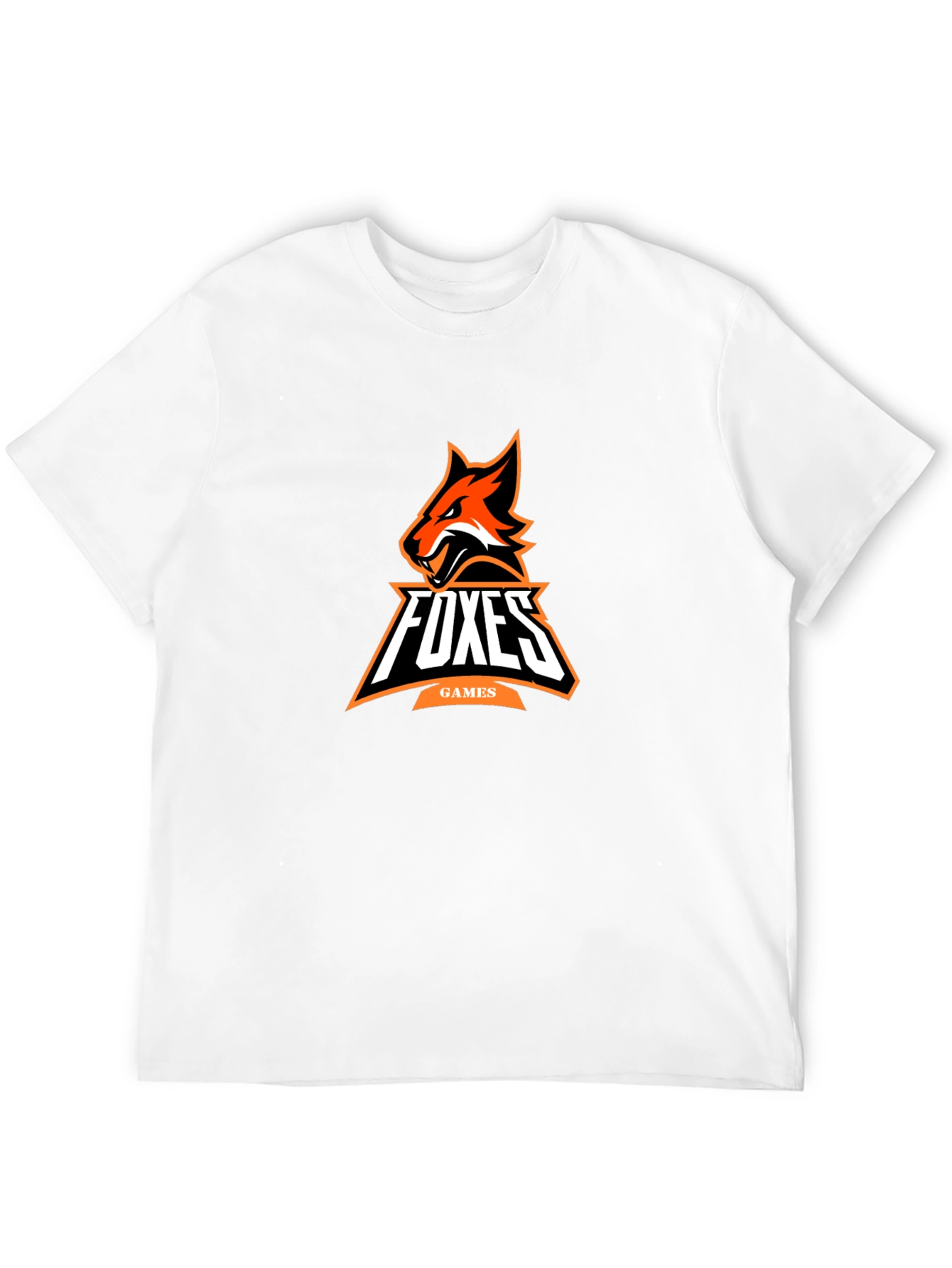Foxes Games Black Graphic Tee